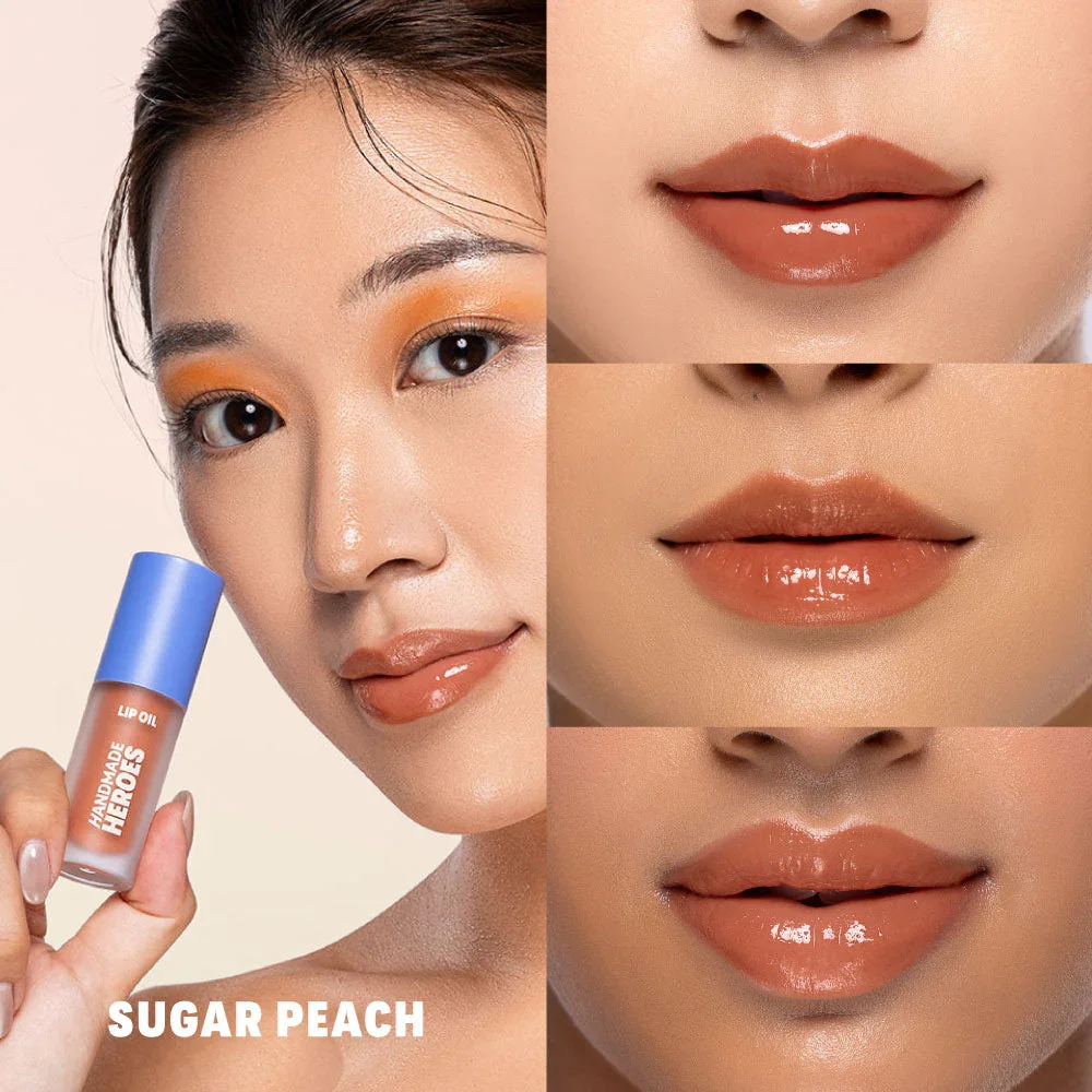 HANDMADE HEROES | Mother of All Lip Oil - Sugar Peach - Image 5