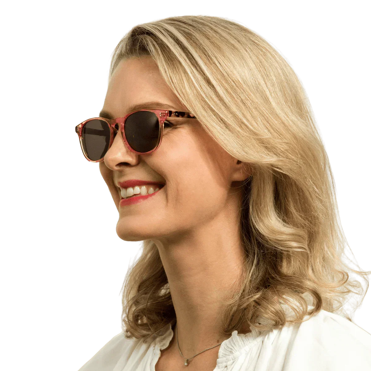 ROCKET EYEWEAR | MTO Classic Sunglasses Hibiscus Crystal & Fawn Tortoise Standard Fit/Ori - Image 2
