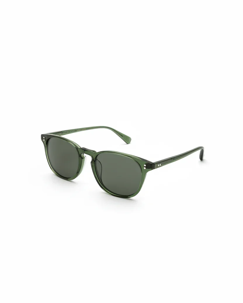 ROCKET EYEWEAR | MTO Classic Sunglasses Hunter Green Clear Raised Fit/Original