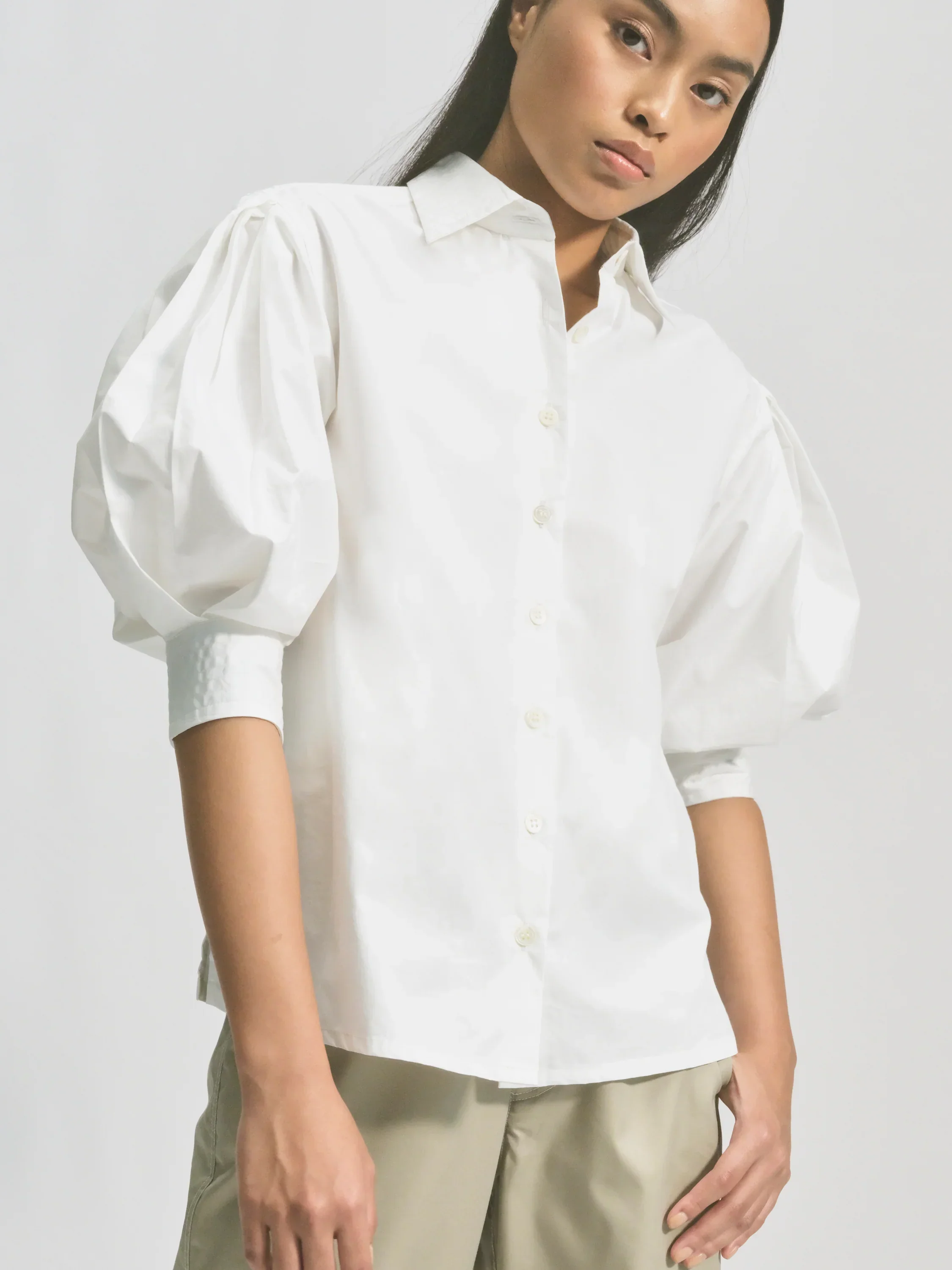 CAELI ECO LUXE | Multistitch Buttondown Top - Image 4