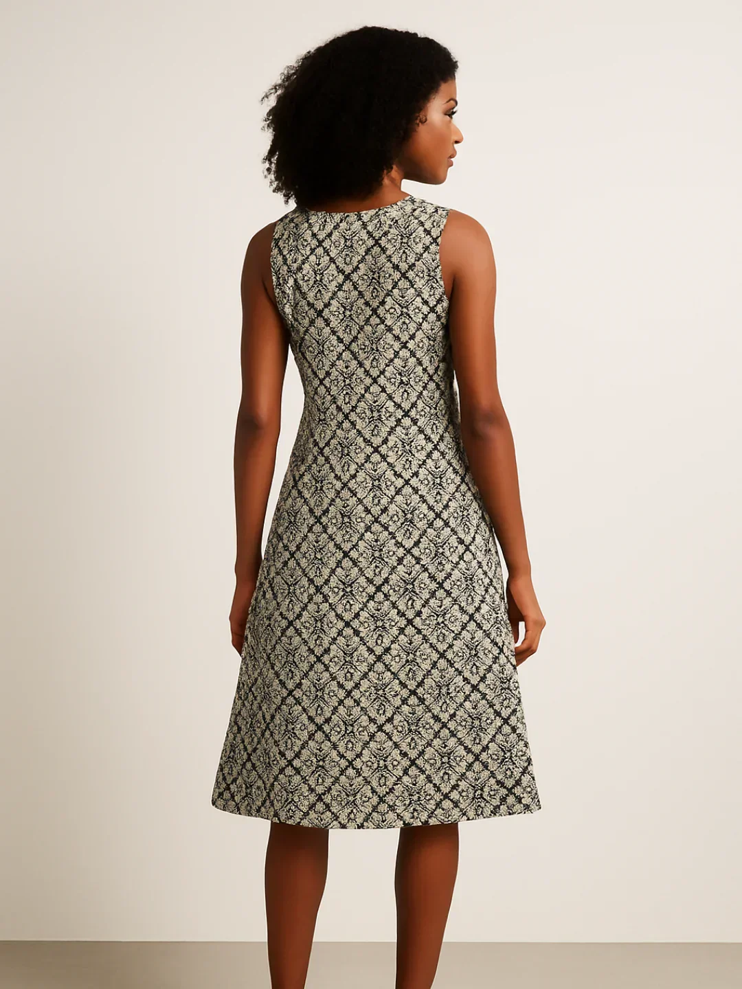 NIMBU | Isla Ikat Women A-Line Dress In Cotton - Image 4