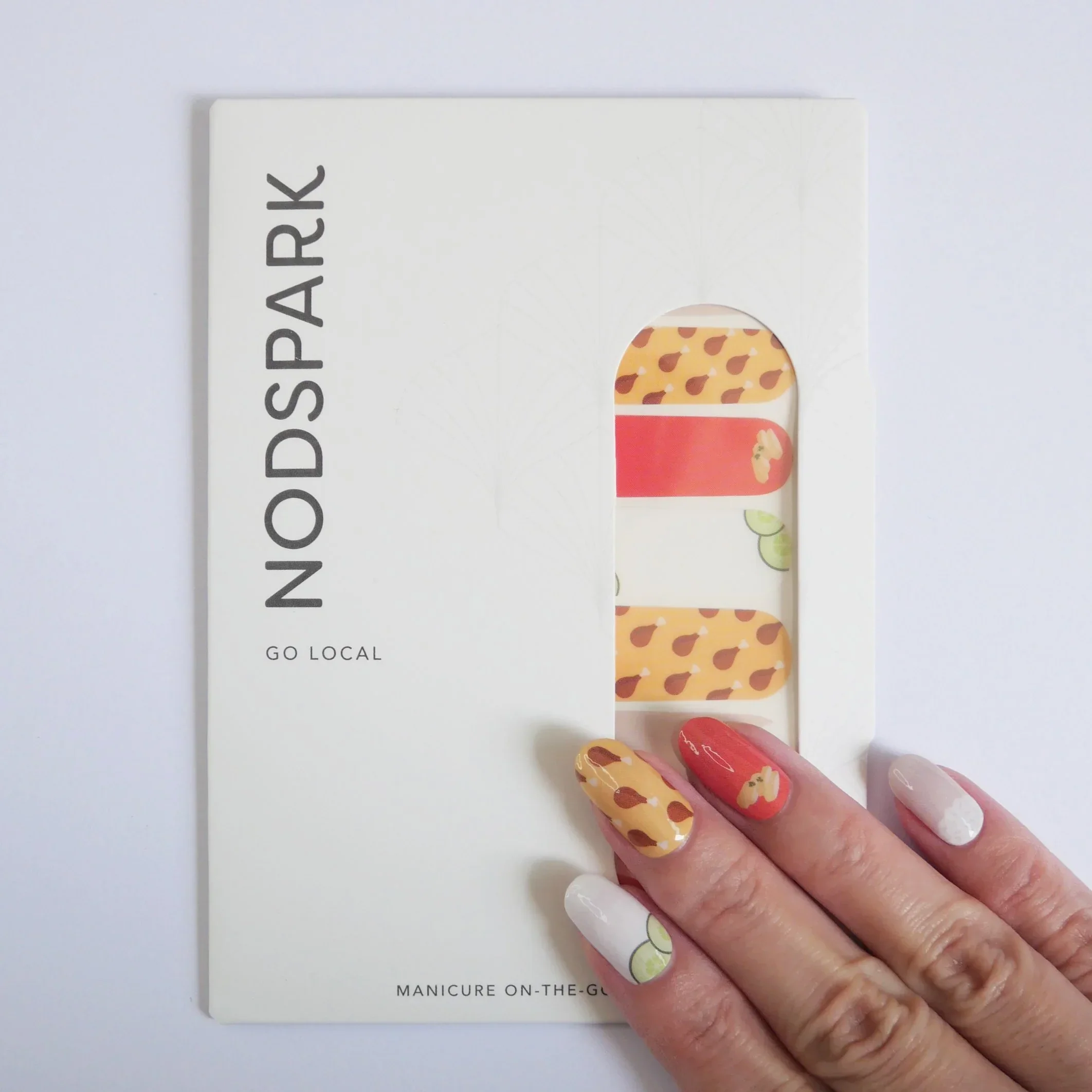 NODSPARK | Chicken Rice Paradise Nail Wrap Manicure - Image 2