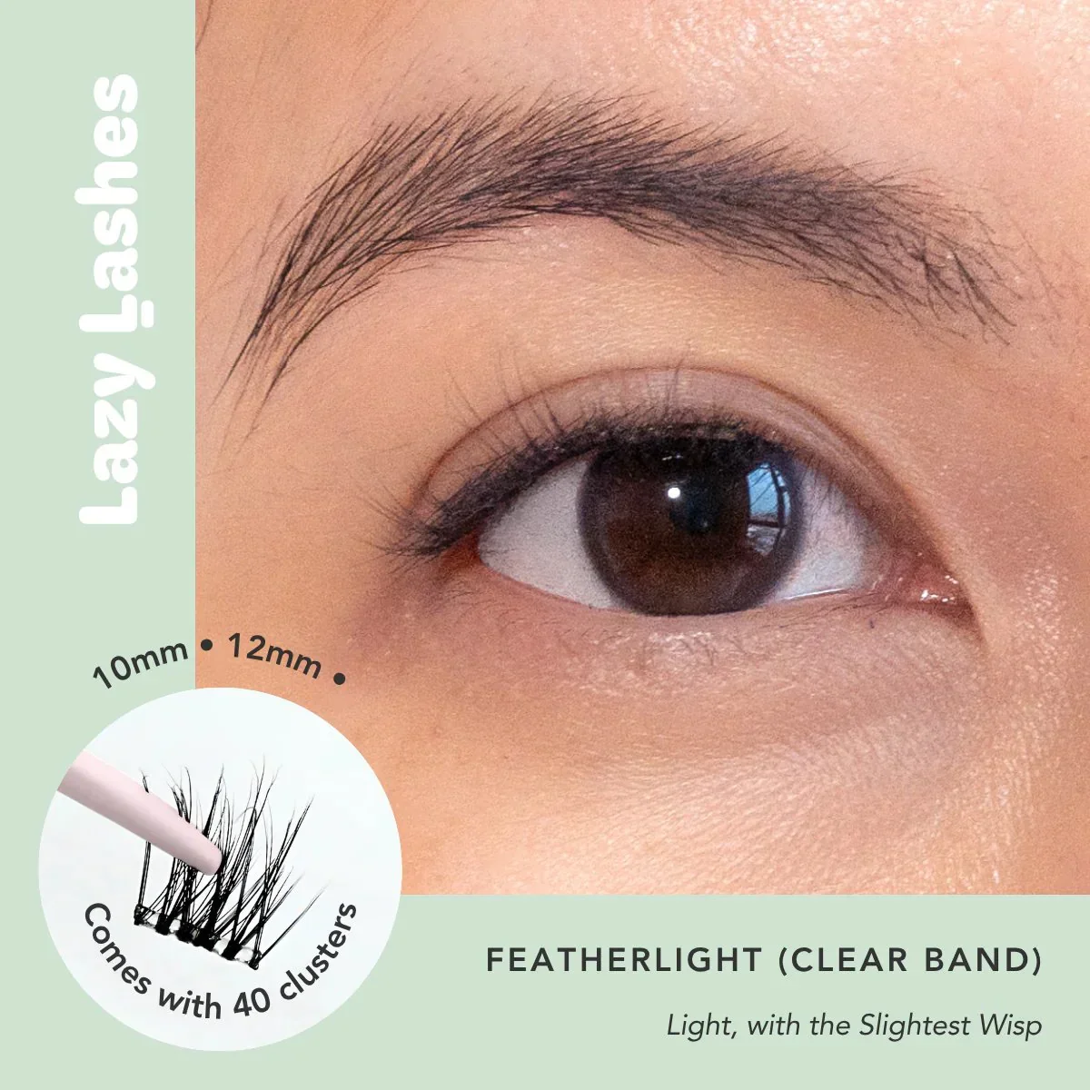 NODSPARK | Clear Band Everyday Featherlight Lazy Lashes - Image 3