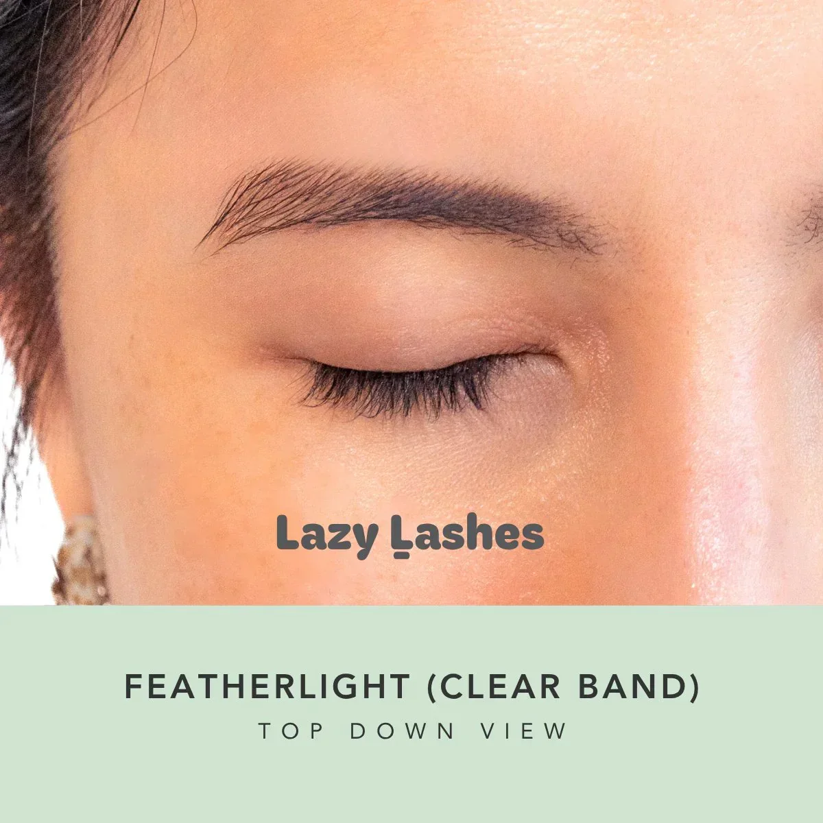 NODSPARK | Clear Band Everyday Featherlight Lazy Lashes - Image 4