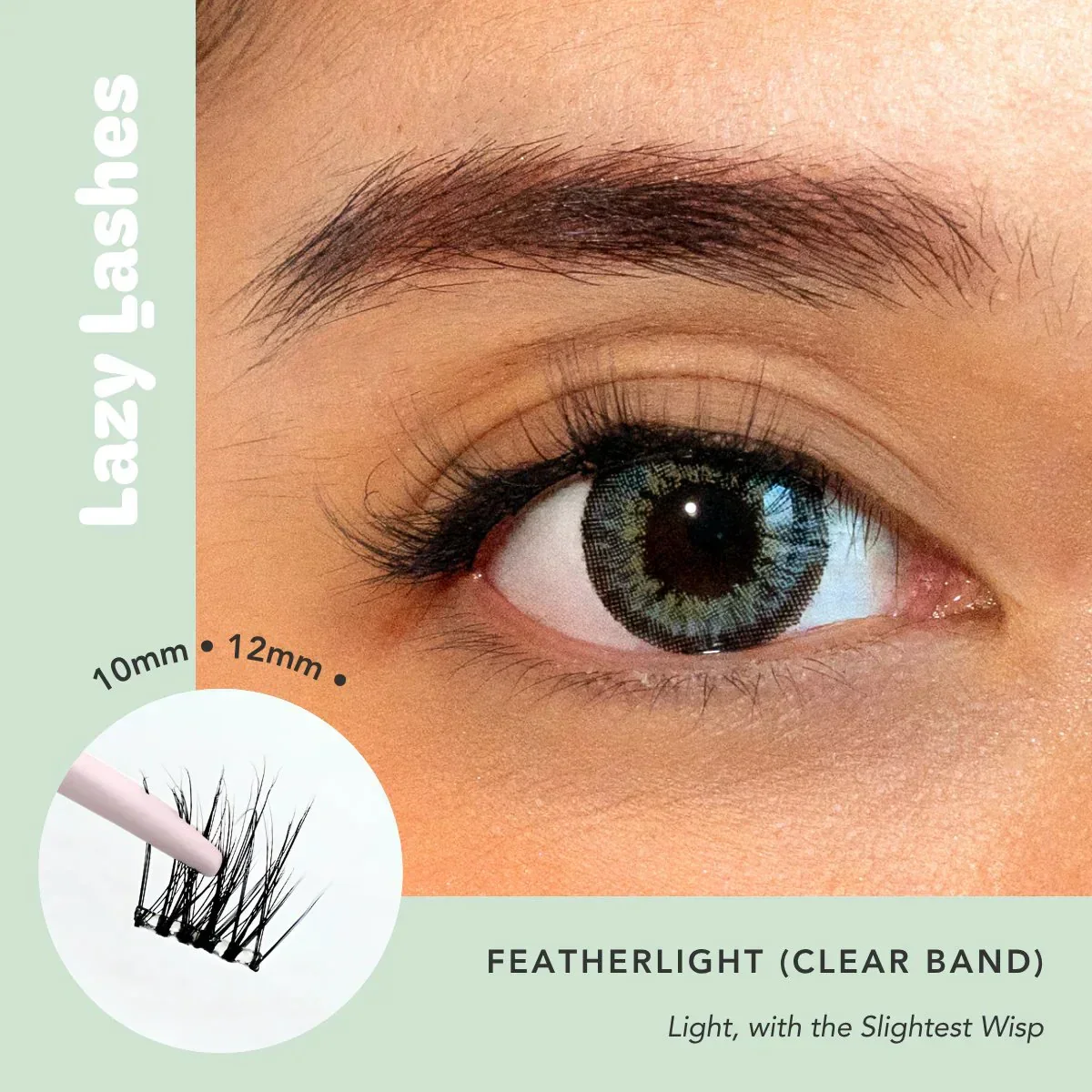 NODSPARK | Clear Band Everyday Featherlight Lazy Lashes - Image 5