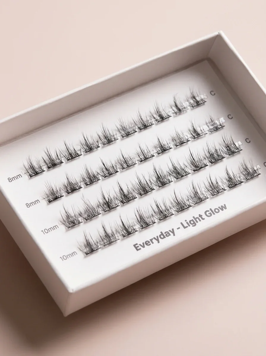 NODSPARK | Clear Band Everyday Light Glow Lazy Lashes
