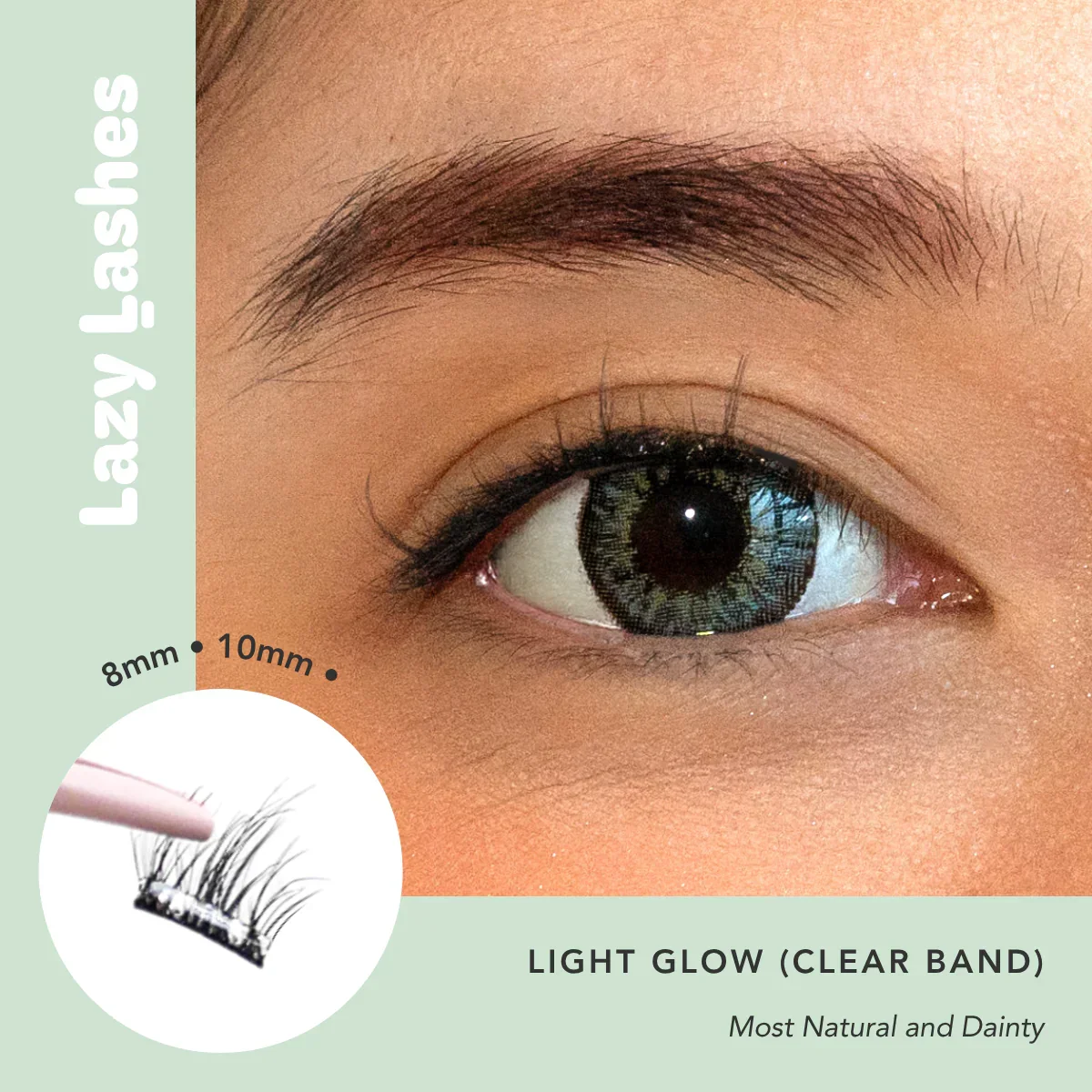 NODSPARK | Clear Band Everyday Light Glow Lazy Lashes - Image 3