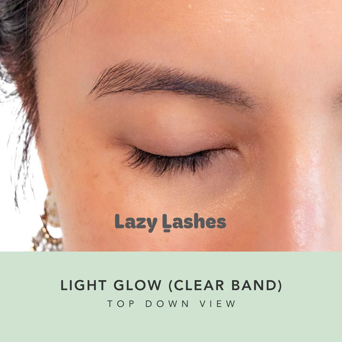 NODSPARK | Clear Band Everyday Light Glow Lazy Lashes - Image 5