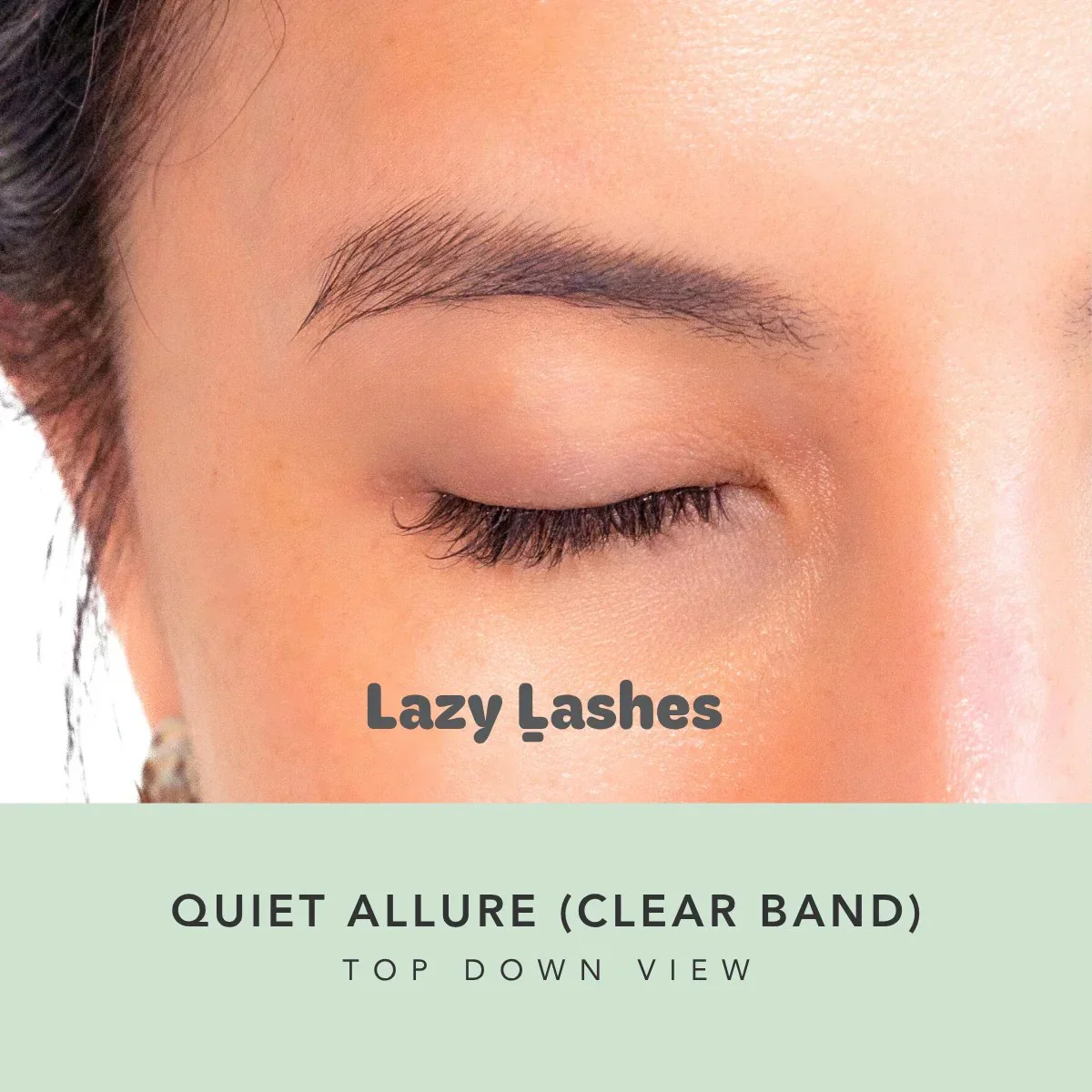 NODSPARK | Clear Band Everyday Quiet Allure Lazy Lashes - Image 4