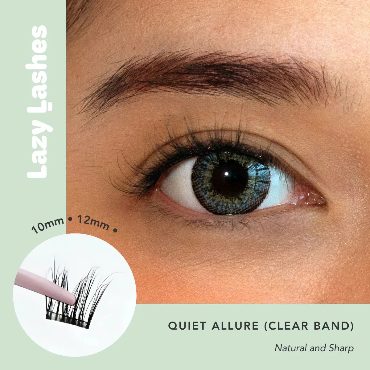 NODSPARK | Clear Band Everyday Quiet Allure Lazy Lashes - Image 5