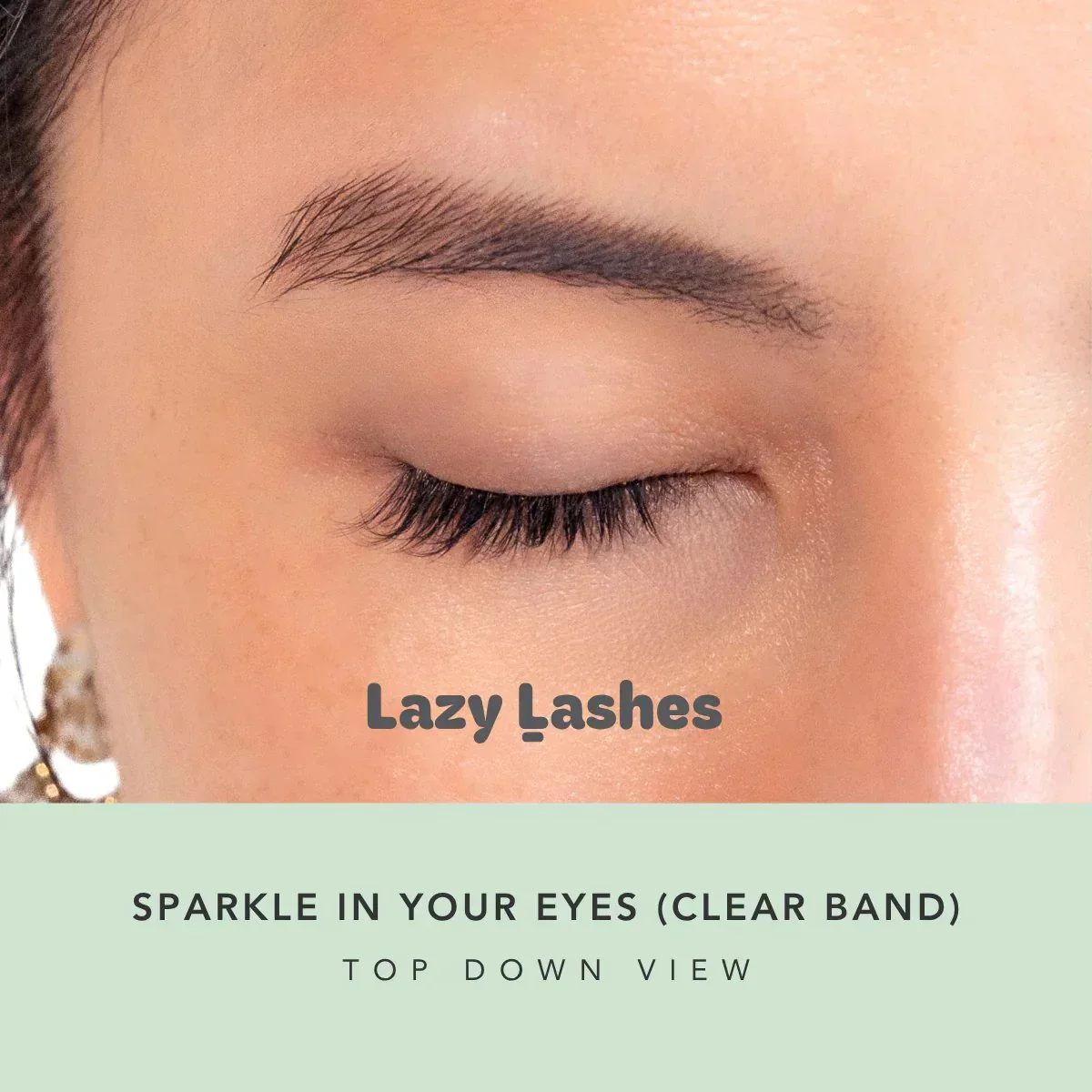 NODSPARK | Clear Band Everyday Sparkle In Your Eyes Lazy Lashes - Image 4