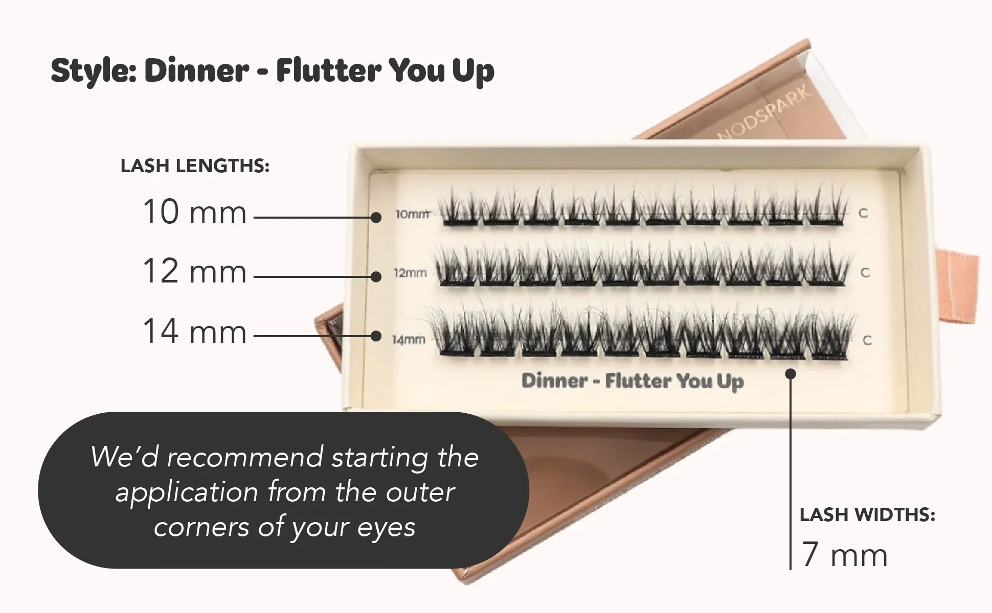 NODSPARK | Dinner Flutter You Up Lazy Lashes - Image 2