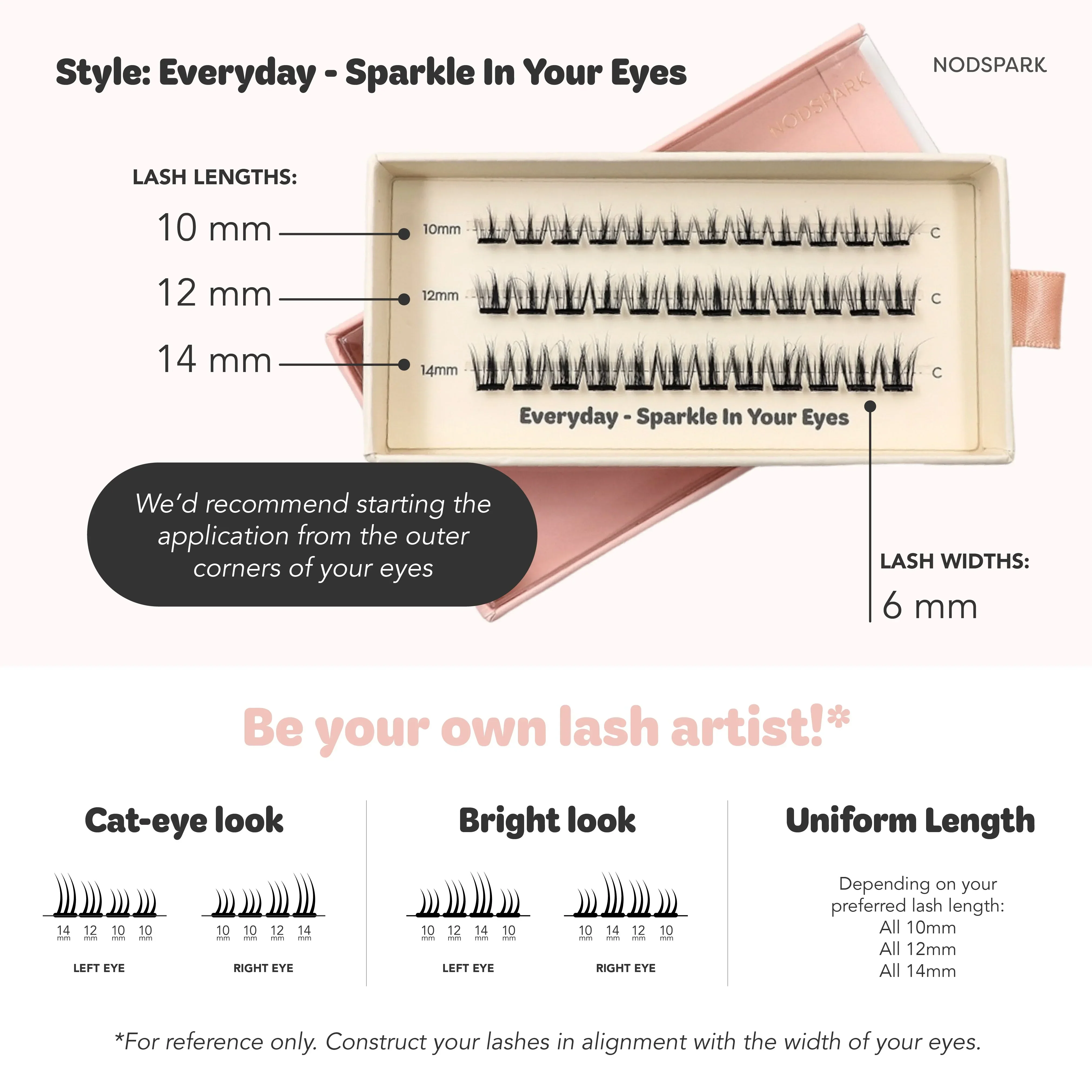 NODSPARK | Everyday Sparkle In Your Eyes Lazy Lashes - Image 7