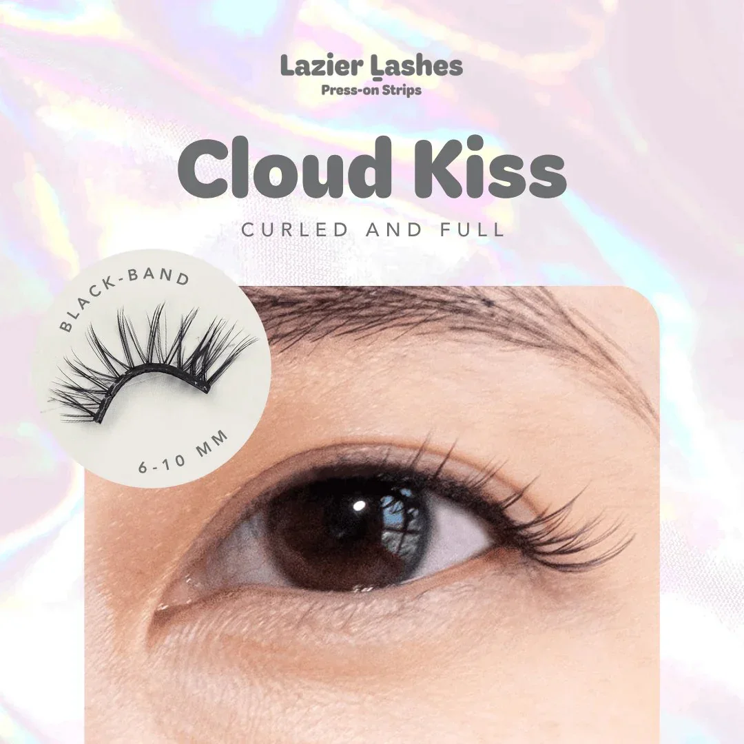 NODSPARK | Lash Strips | Cloud Kiss LAZIER Lashes | Black Band - Image 4