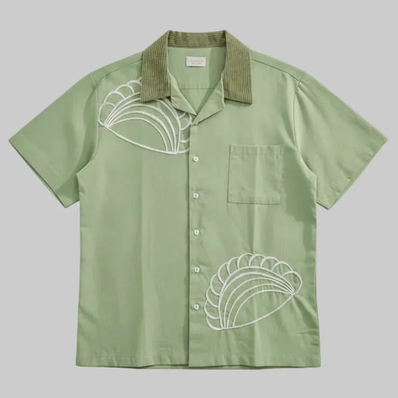 NYANA NYANA | Kopi Karipap Embroidery Camp Shirt - Image 2