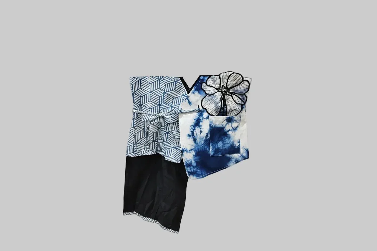 NYANA NYANA | Patchwork Embroidery Batik Obi Belt - Image 16