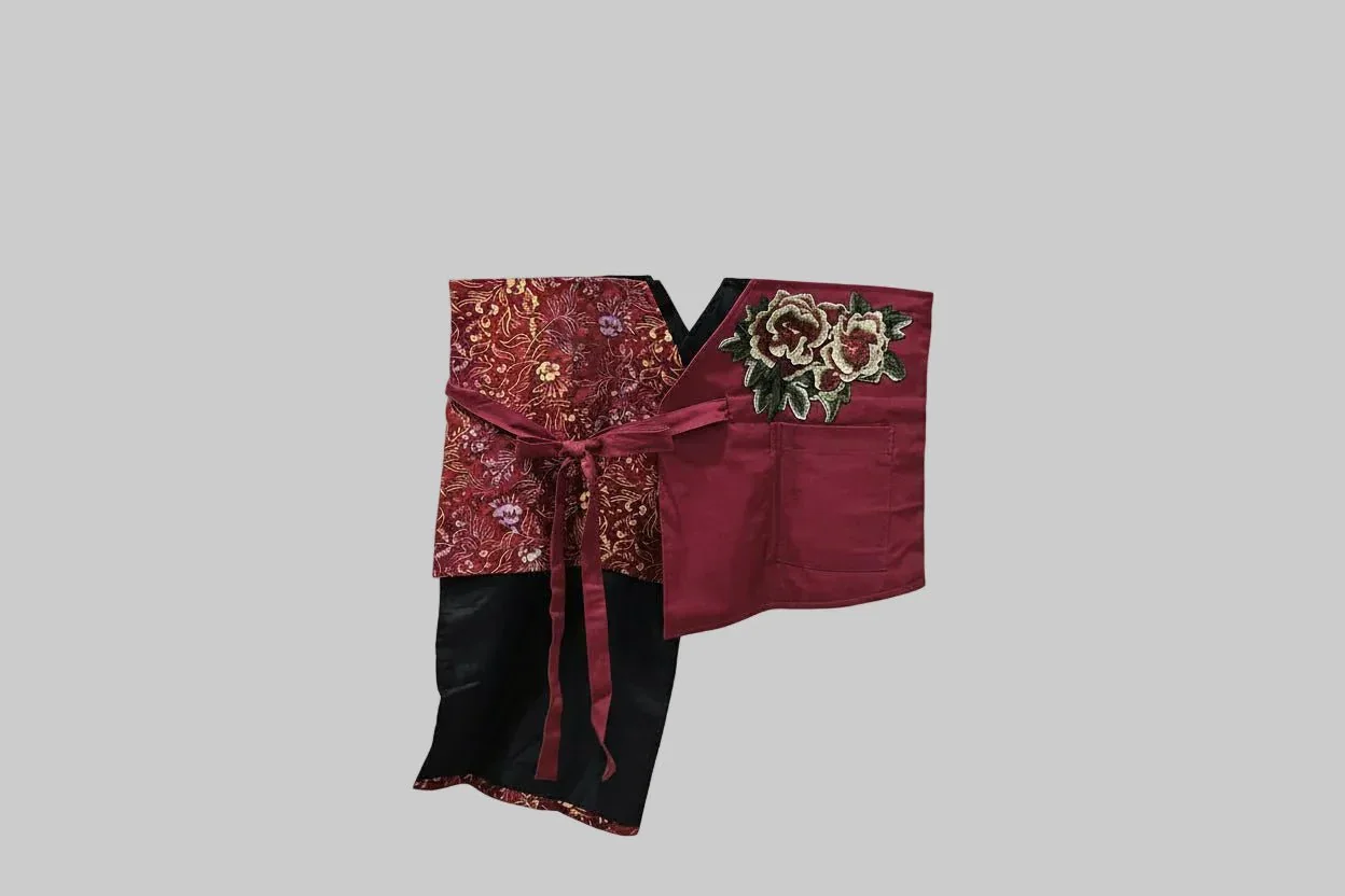NYANA NYANA | Patchwork Embroidery Batik Obi Belt - Image 18