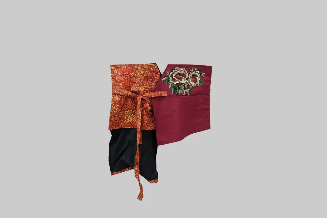 NYANA NYANA | Patchwork Embroidery Batik Obi Belt - Image 19