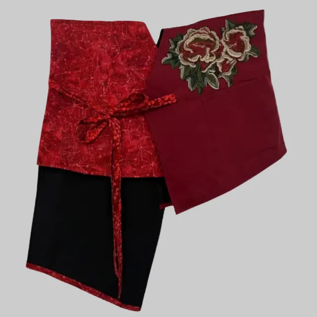 NYANA NYANA | Patchwork Embroidery Batik Obi Belt - Image 5
