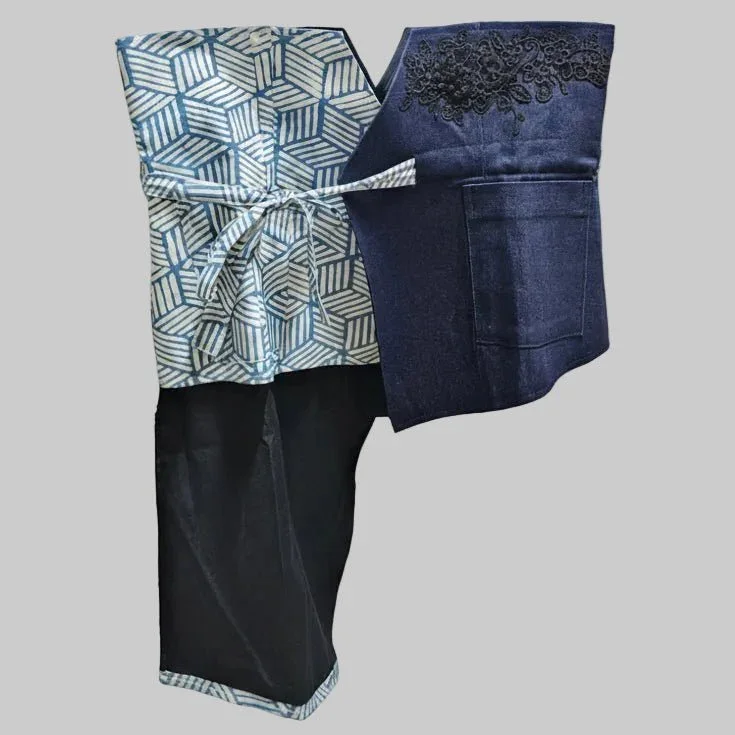 NYANA NYANA | Patchwork Embroidery Batik Obi Belt - Image 9