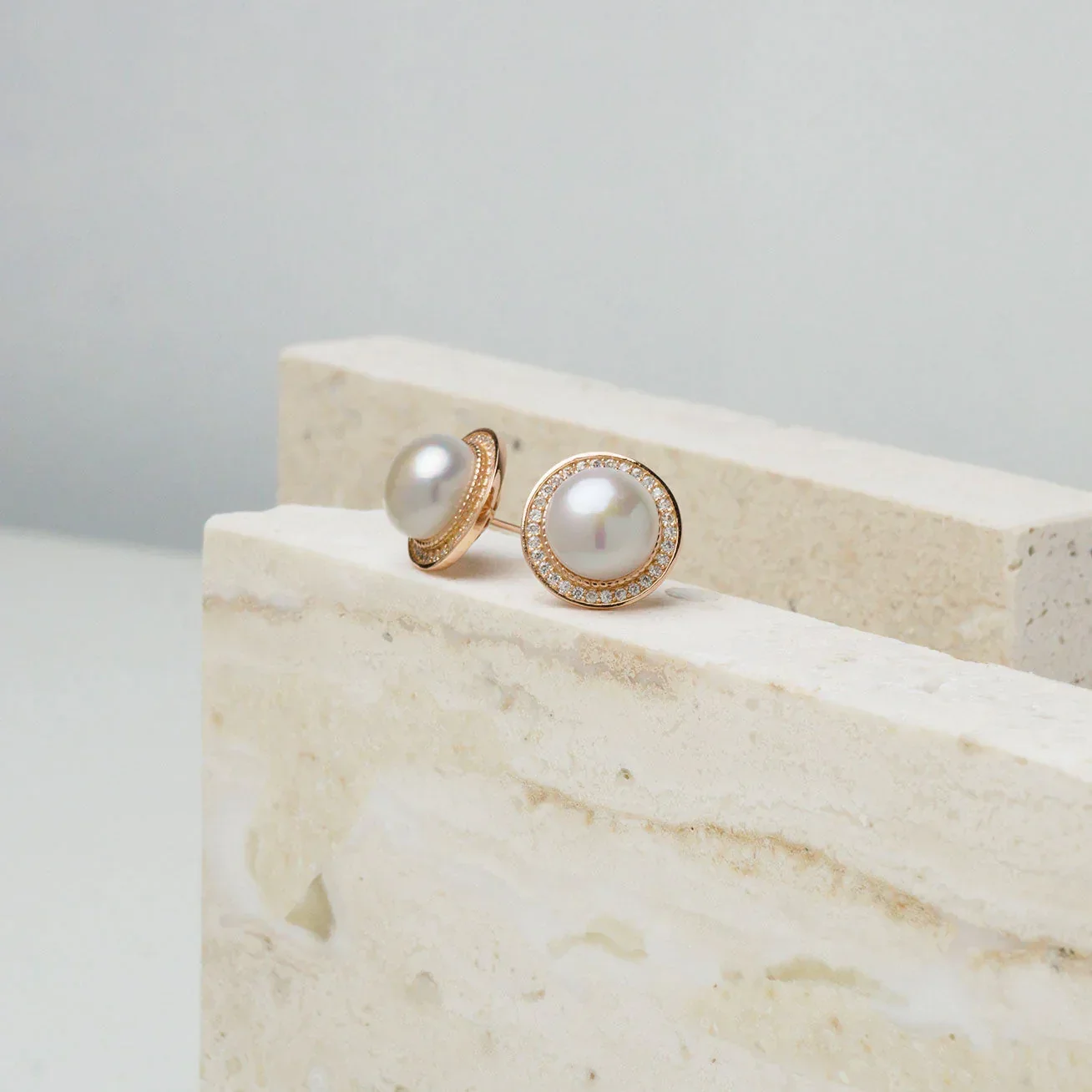 PEARLY LUSTRE | Asian Civilisations Museum Freshwater Pearl Earrings WE00433 | ACM Collection - Image 4