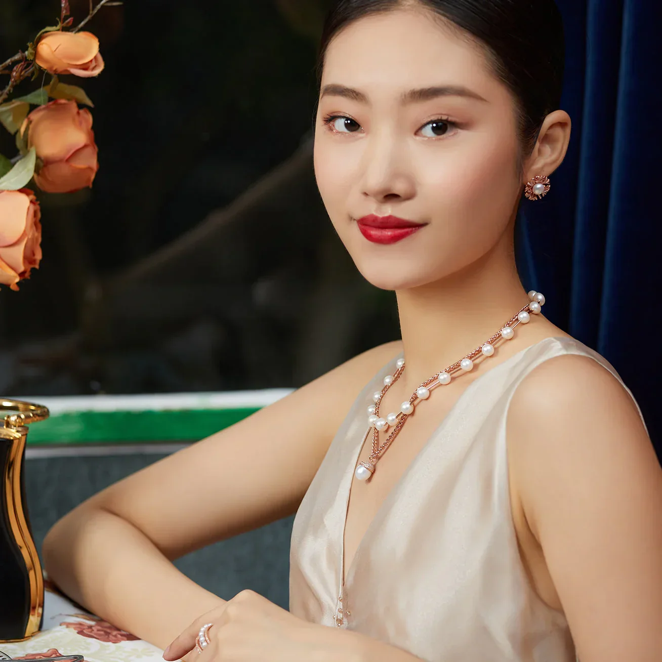 PEARLY LUSTRE | Asian Civilisations Museum Freshwater Pearl Necklace WN00218 | ACM Collection - Image 4