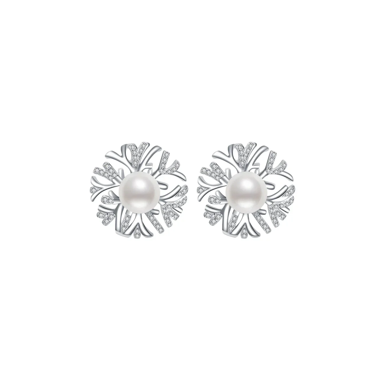 PEARLY LUSTRE | Elegant Freshwater Pearl Earrings WE00502 | GARDENS