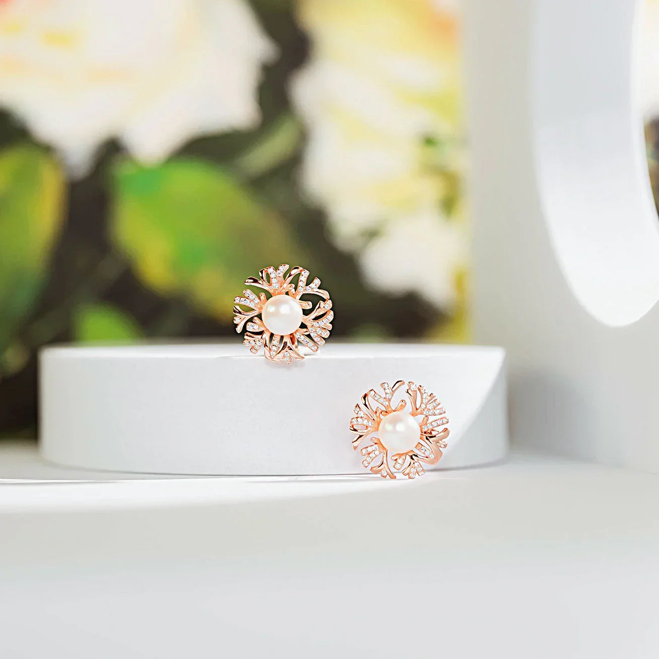 PEARLY LUSTRE | Elegant Freshwater Pearl Set WS00056 | GARDENS - Image 3