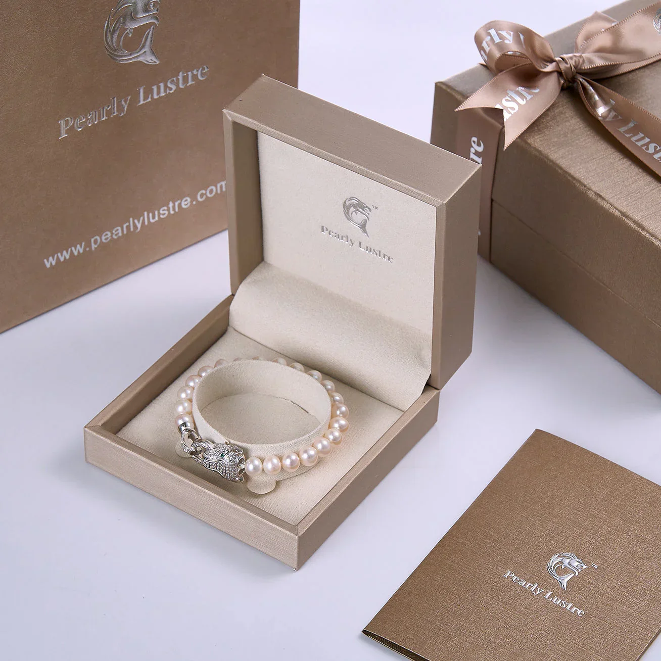 PEARLY LUSTRE | Freshwater Pearl Bracelet WB00136 | SAFARI - Image 7