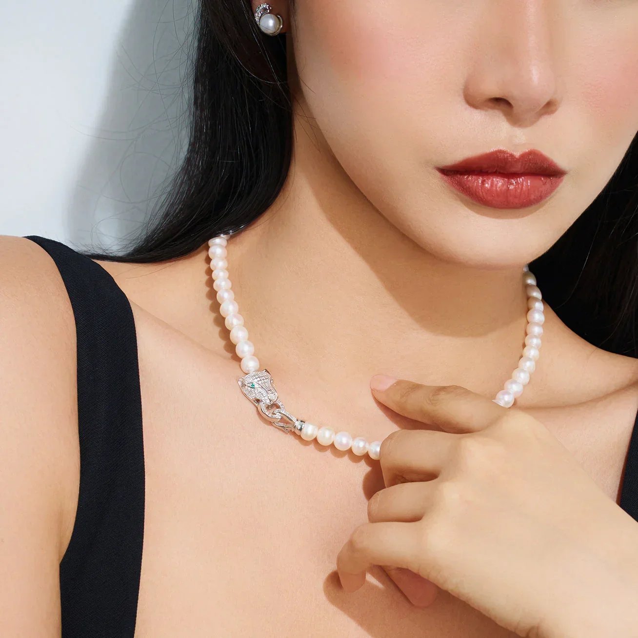 PEARLY LUSTRE | Freshwater Pearl Necklace WN00042 | SAFARI - Image 6