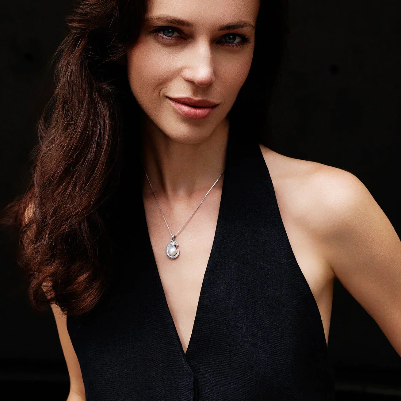 PEARLY LUSTRE | Leopard Freshwater Pearl Necklace WN00084 | SAFARI - Image 7
