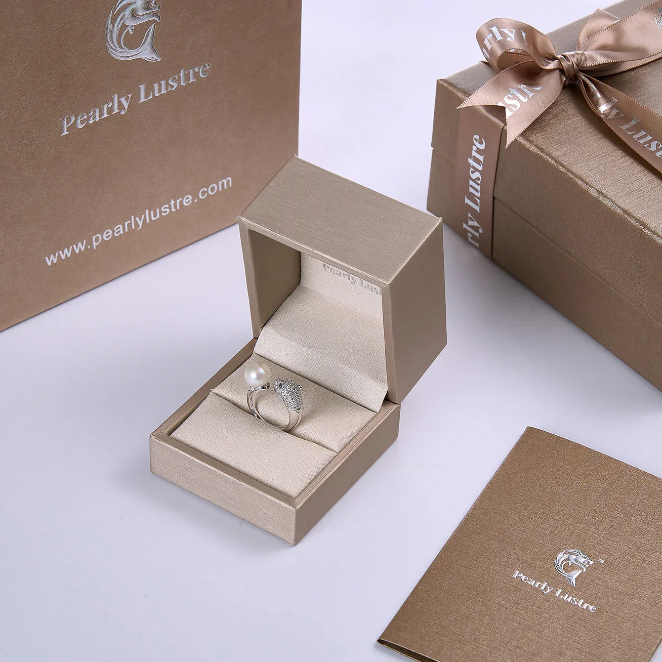 PEARLY LUSTRE | Leopard Freshwater Pearl Ring WR00038 | SAFARI - Image 7