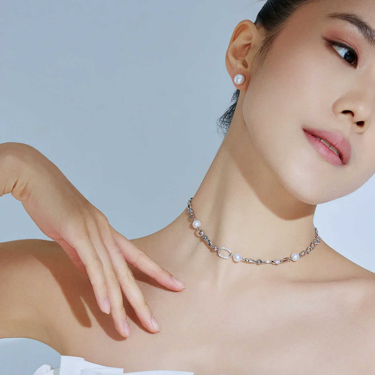PEARLY LUSTRE | Top Grade Freshwater Pearl Necklace WN00590 | SAFARI - Image 6