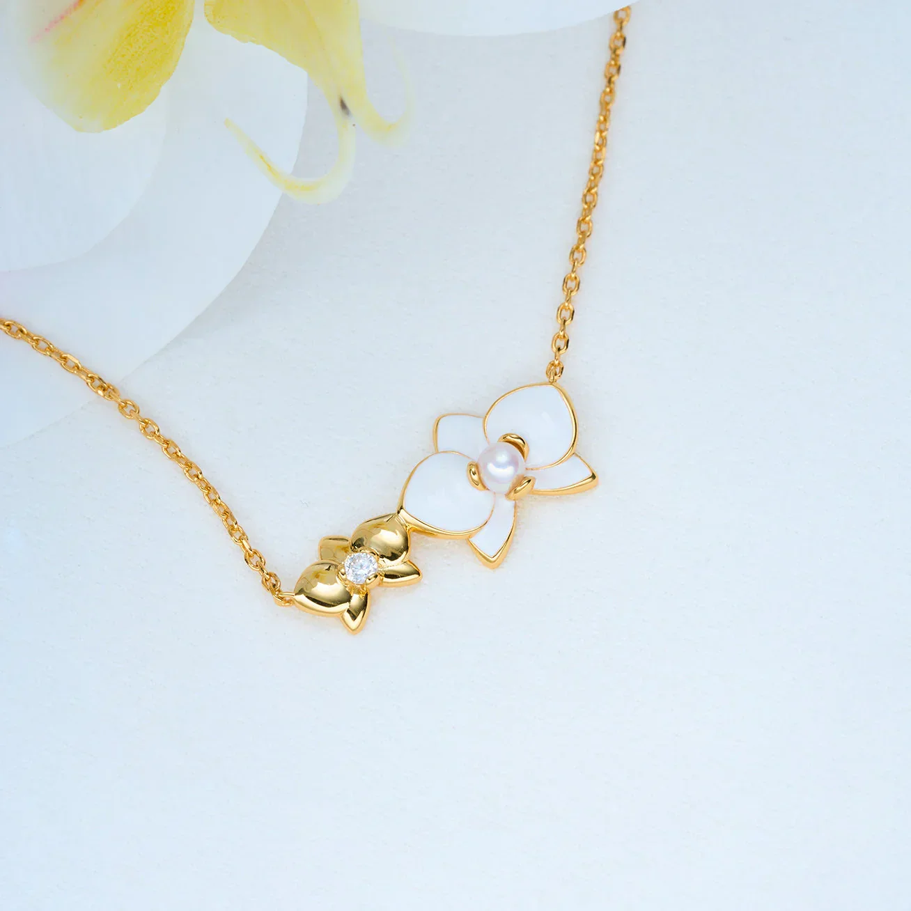 PEARLY LUSTRE | Top Grade Freshwater Pearl Necklace WN00688 | ORCHID - Image 3