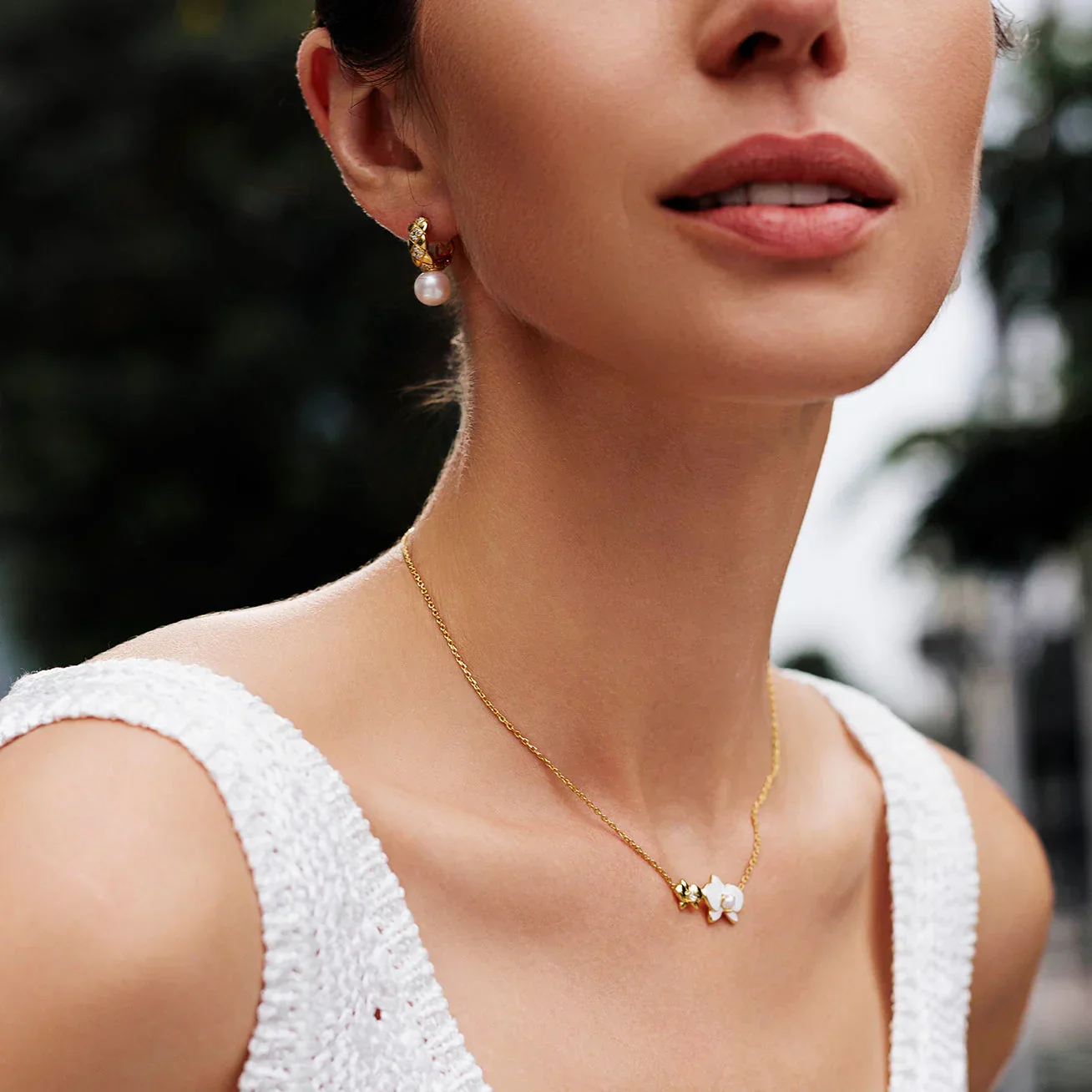 PEARLY LUSTRE | Top Grade Freshwater Pearl Necklace WN00688 | ORCHID - Image 6