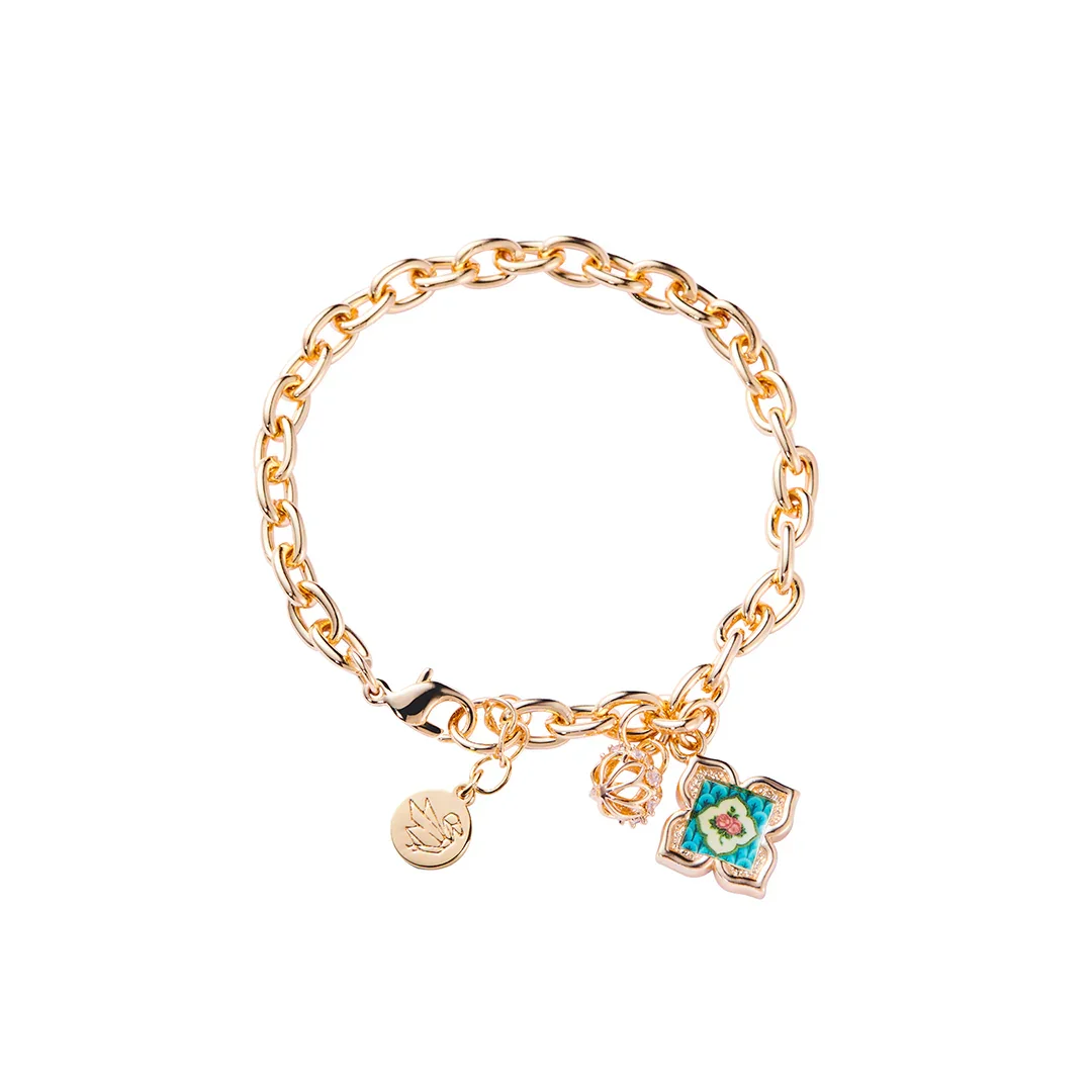RARE BIRD COLLECTION | Peranakan Floral Bracelet - Blue