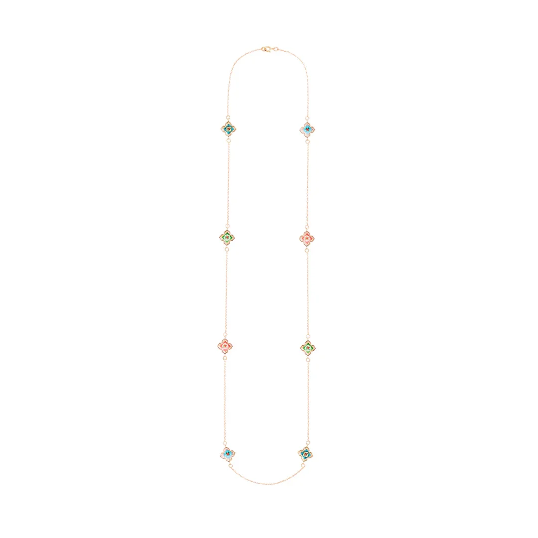 RARE BIRD COLLECTION | Peranakan Floral Necklace