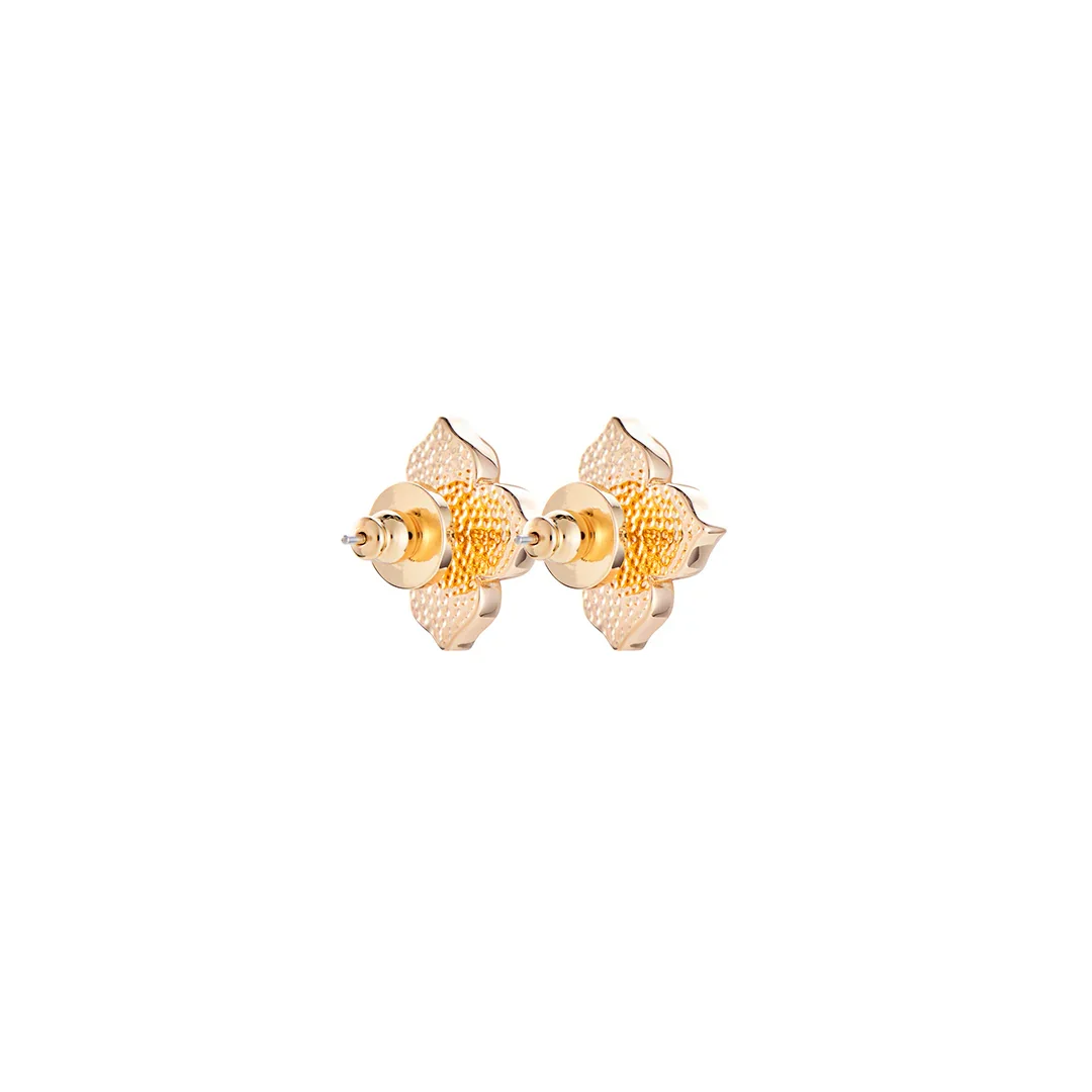 RARE BIRD COLLECTION | Peranakan Floral Stud - Rosy Pink - Image 2