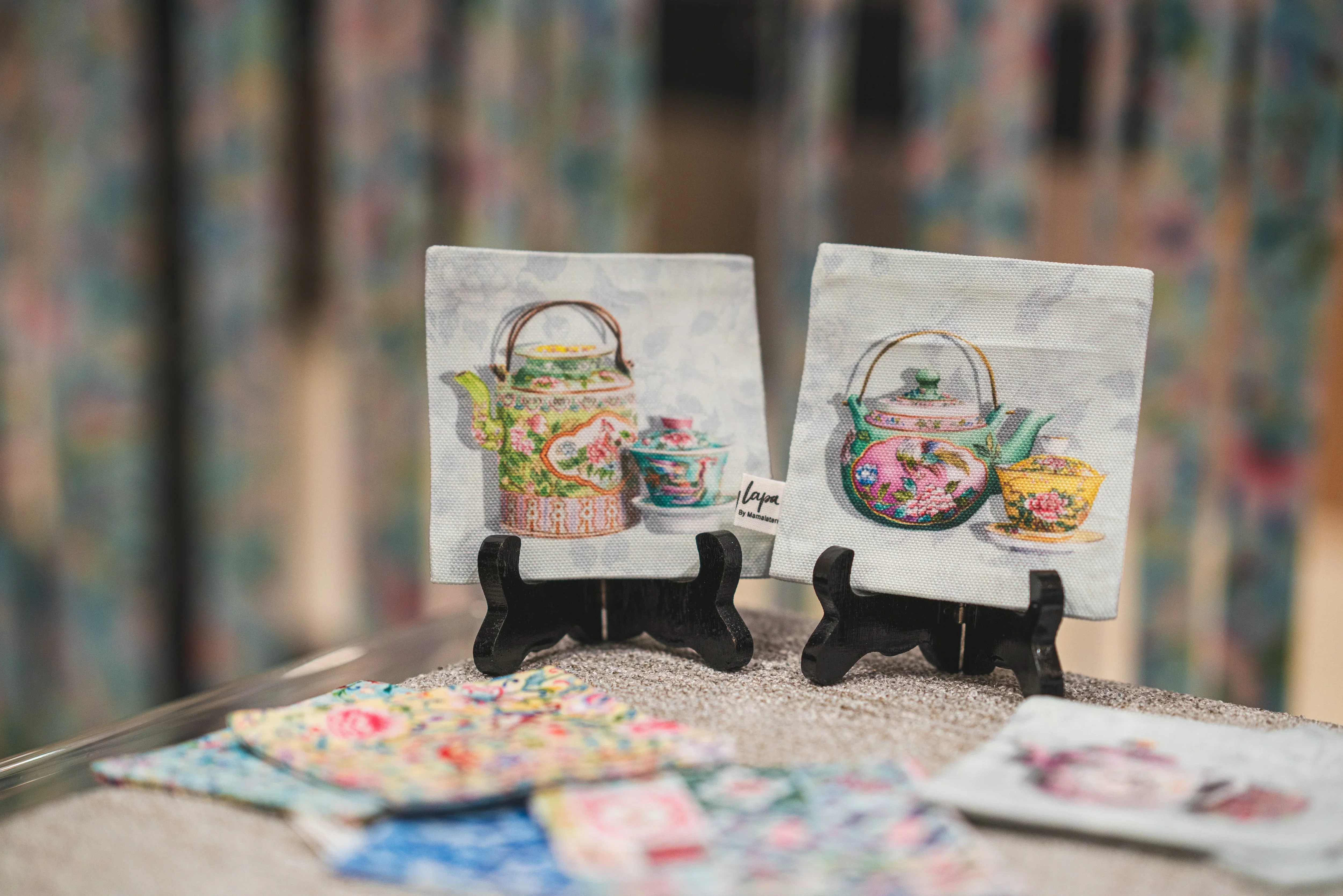 SINGLAPA | Peranakan Teapots Coaster - Image 5