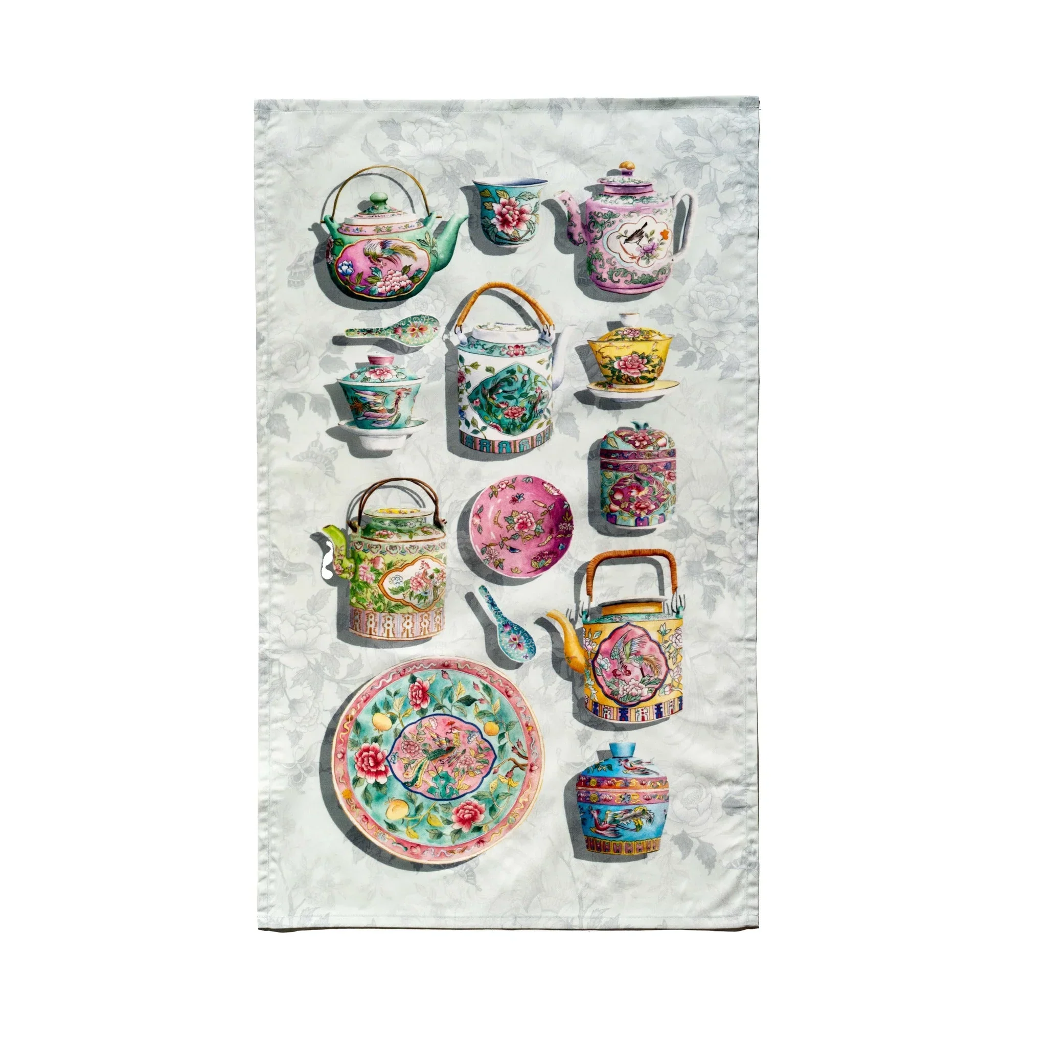 SINGLAPA | Peranakan Teapots Tea Towel