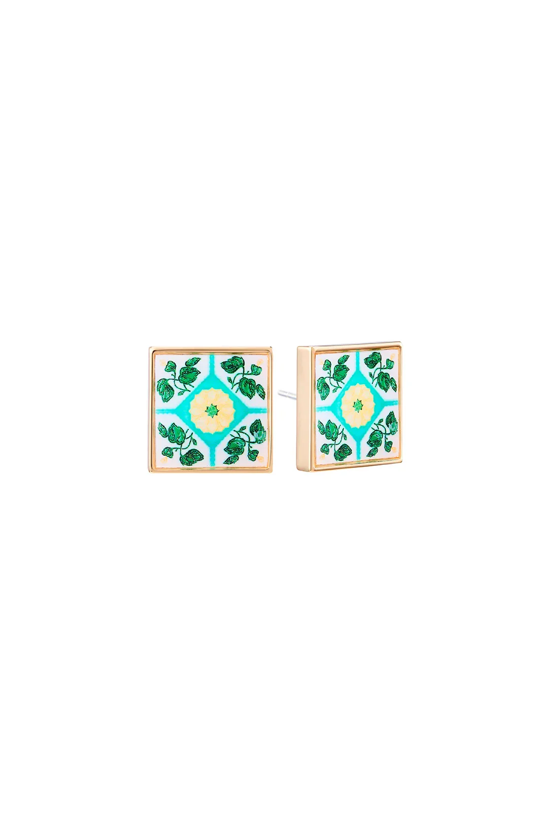 RARE BIRD COLLECTION | Peranakan Tile Stud - French