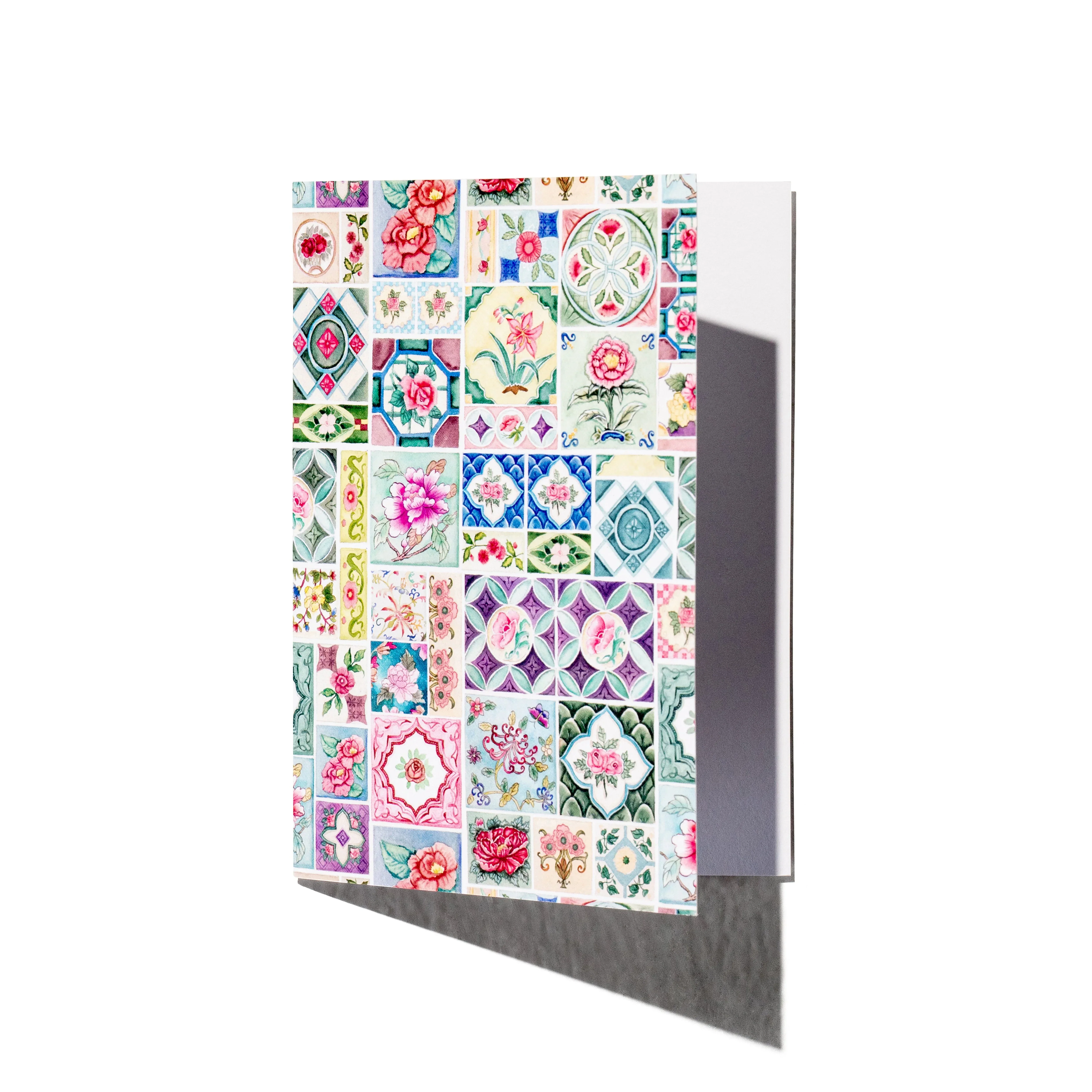 SINGLAPA | Peranakan Tiles Greeting Card