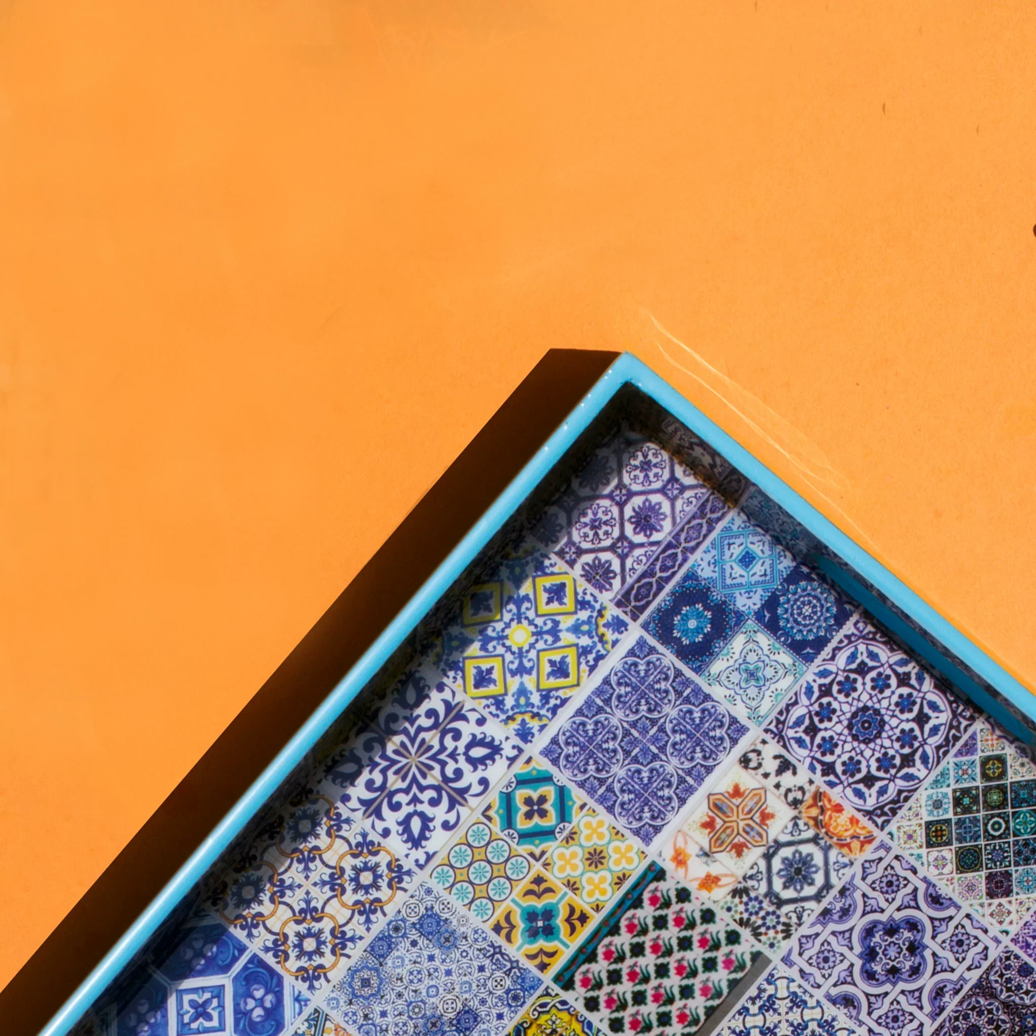 PHOTO PHACTORY | Peranakan Tiles Tray - Azure - Image 2