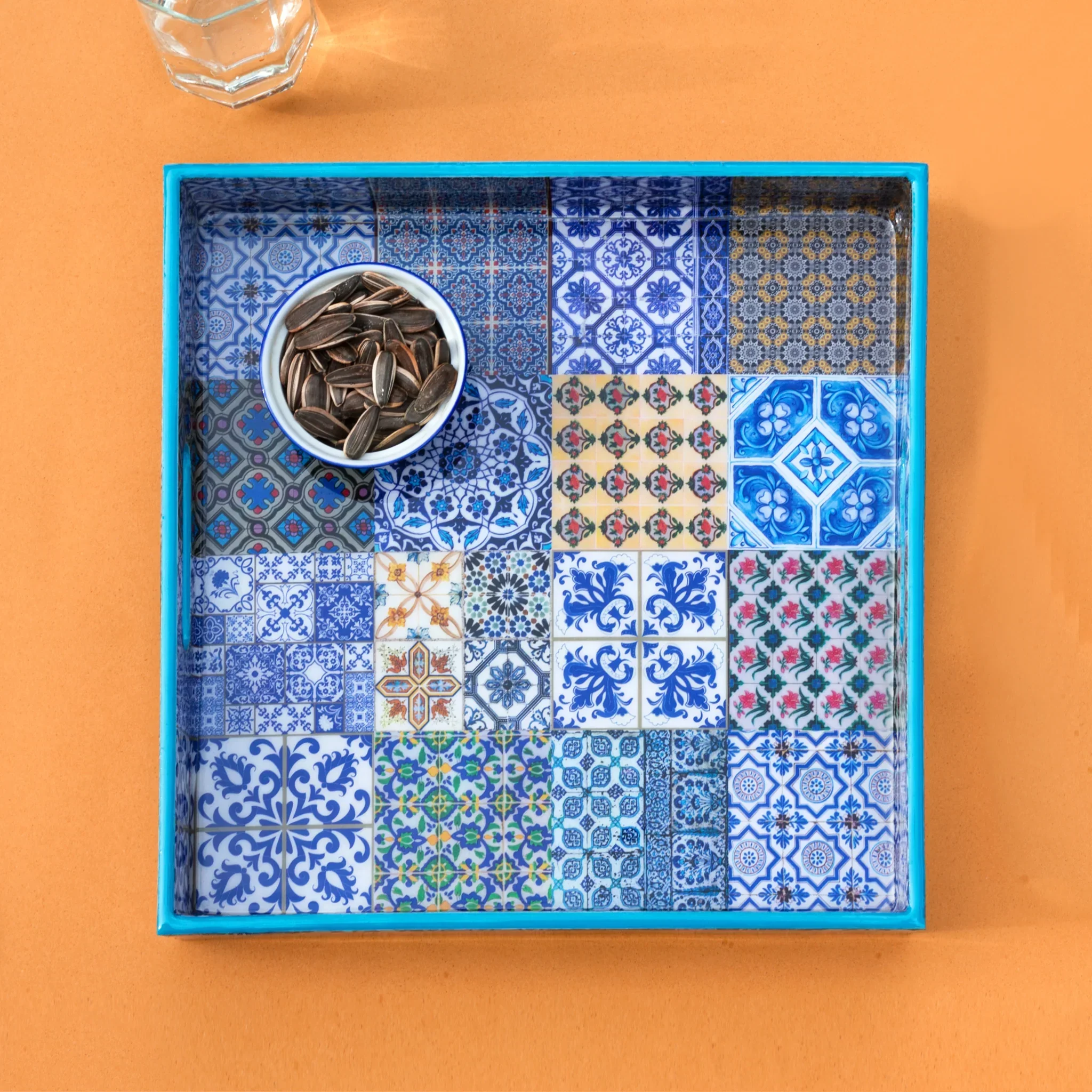 PHOTO PHACTORY | Peranakan Tiles Tray - Sapphire