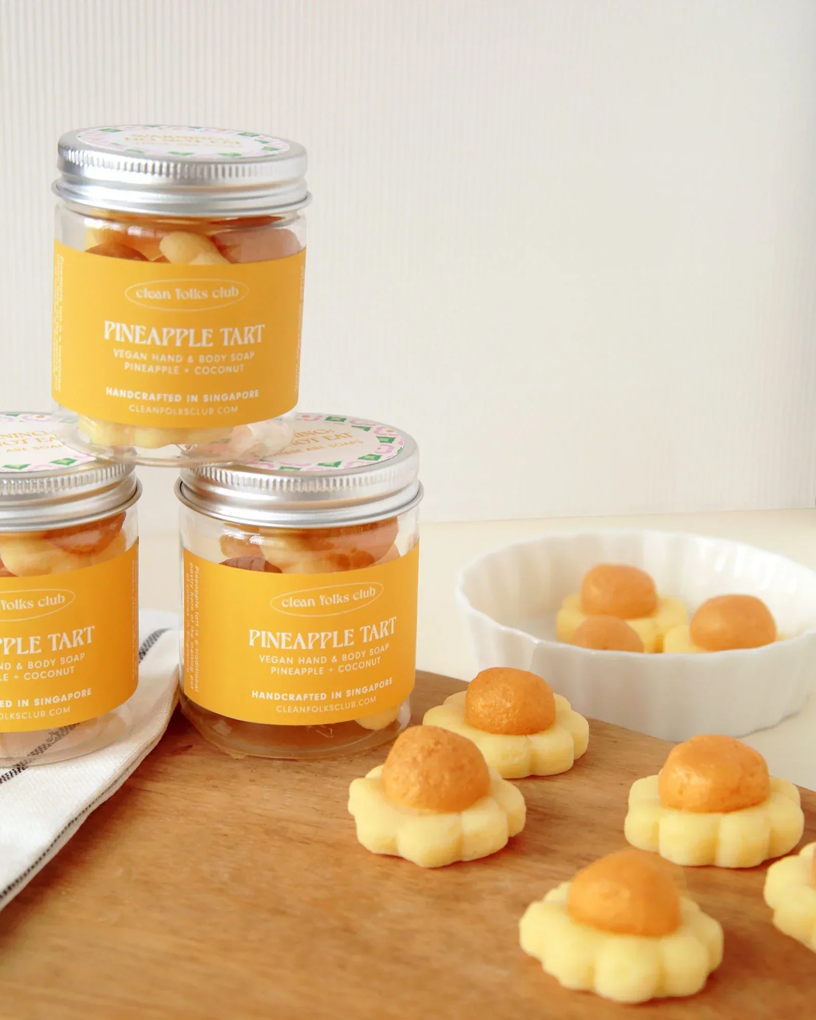 CLEAN FOLKS CLUB | Pineapple Tart Soap Set - Image 4