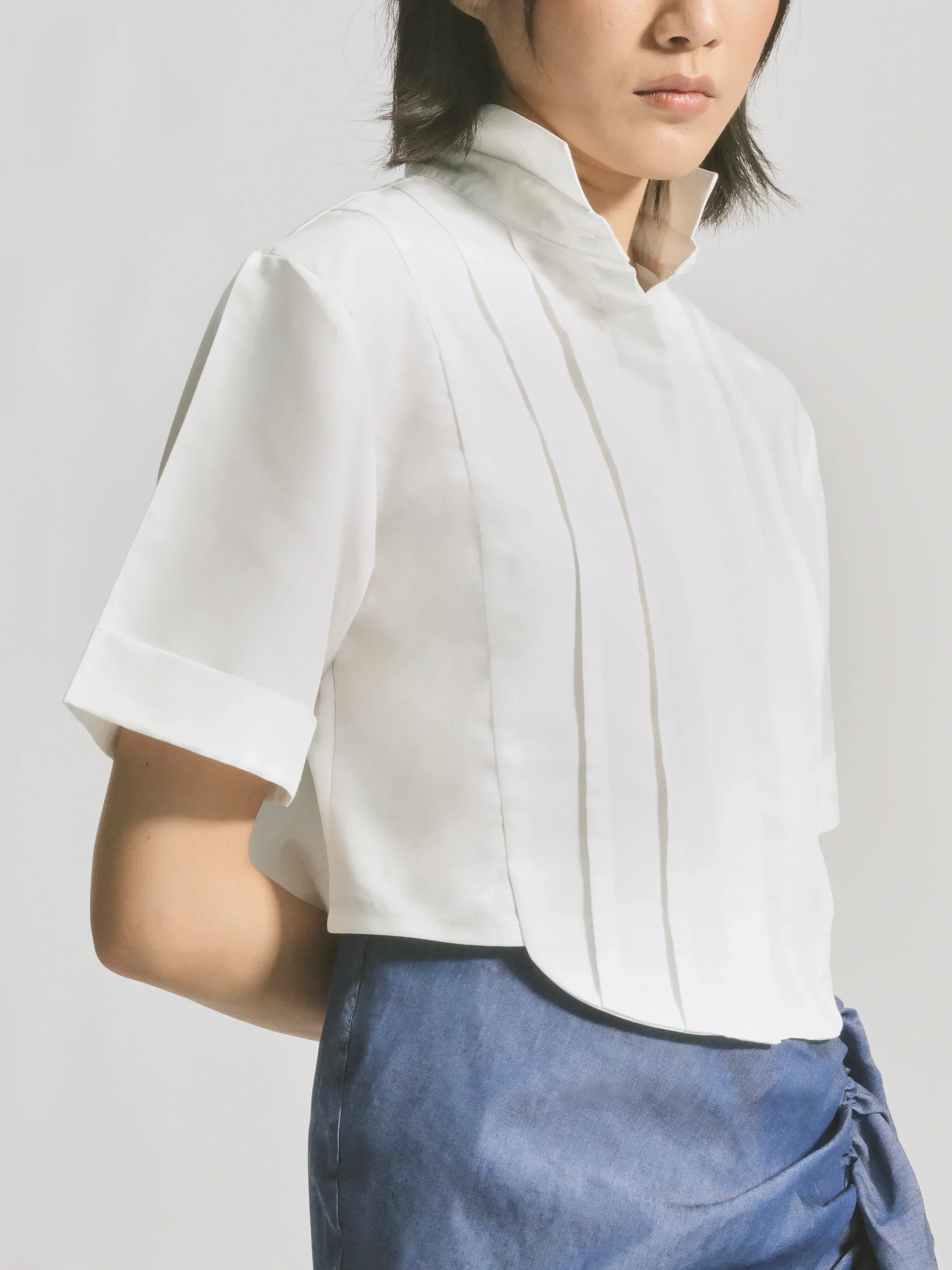 CAELI ECO LUXE | Pleat Crop Top - Image 4