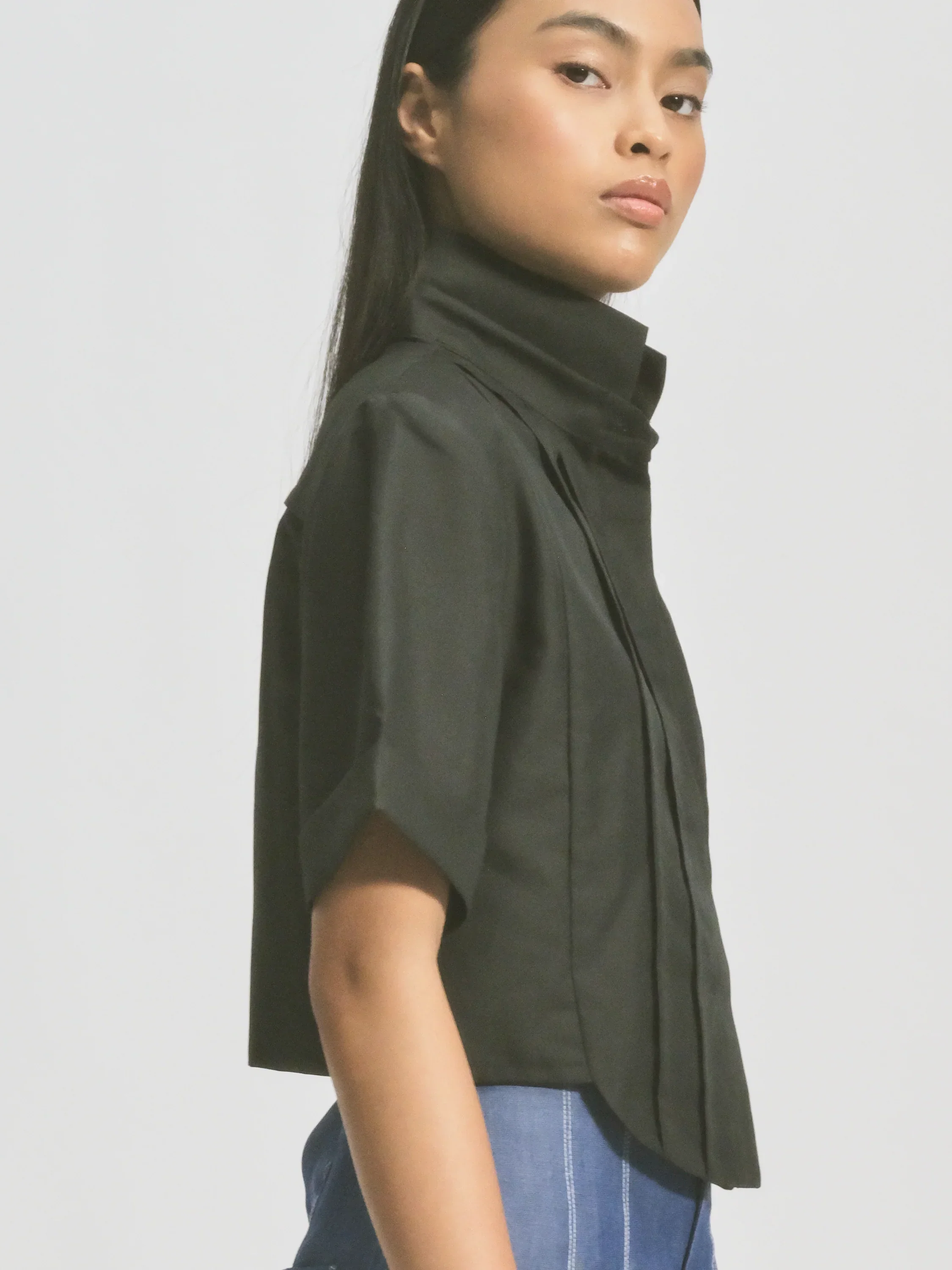 CAELI ECO LUXE | Pleat Crop Top - Image 8