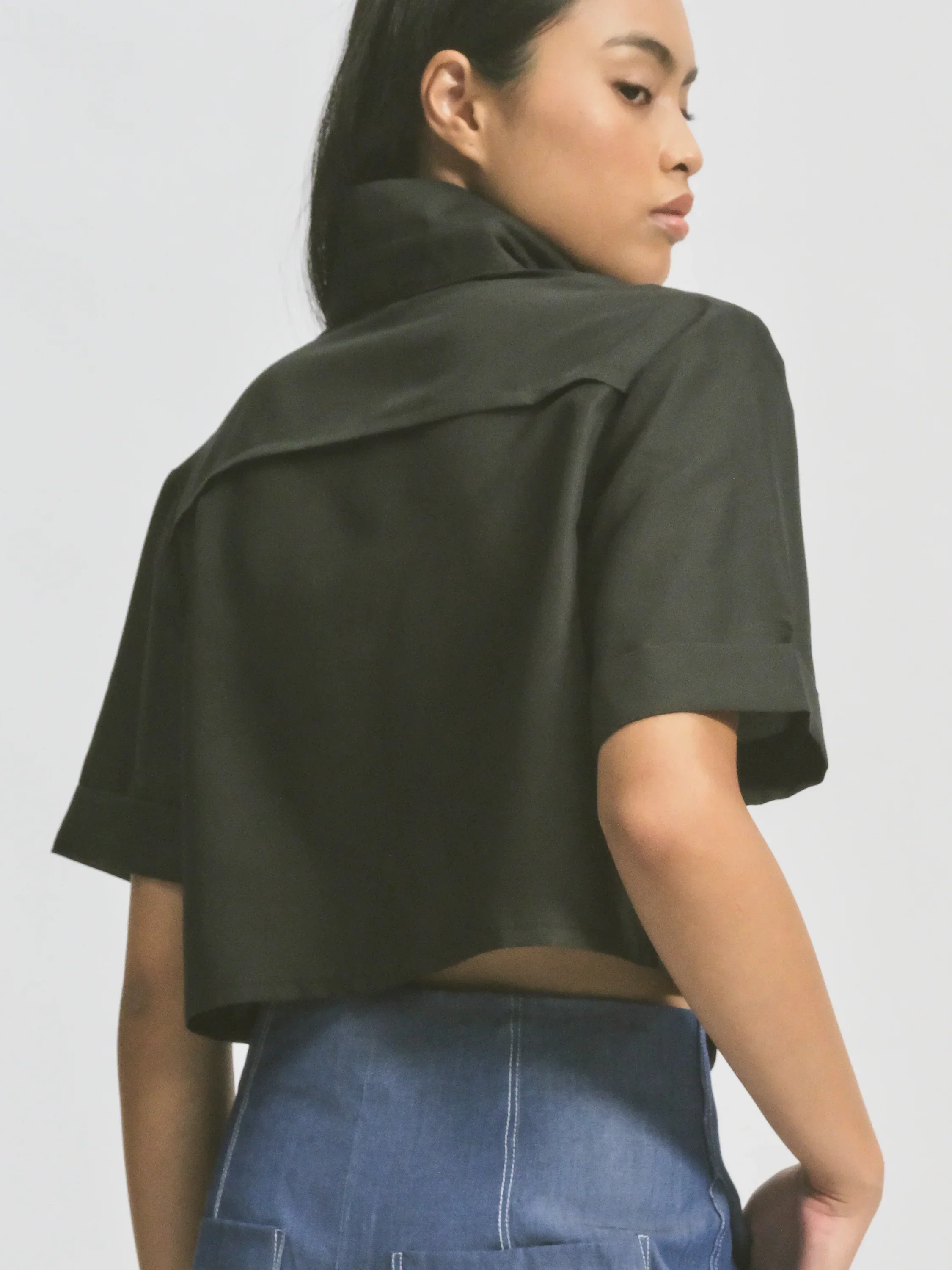 CAELI ECO LUXE | Pleat Crop Top - Image 9