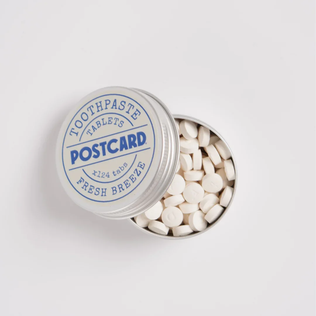 POSTCARD | Toothpaste Tabs Large Tin (2 Mths)