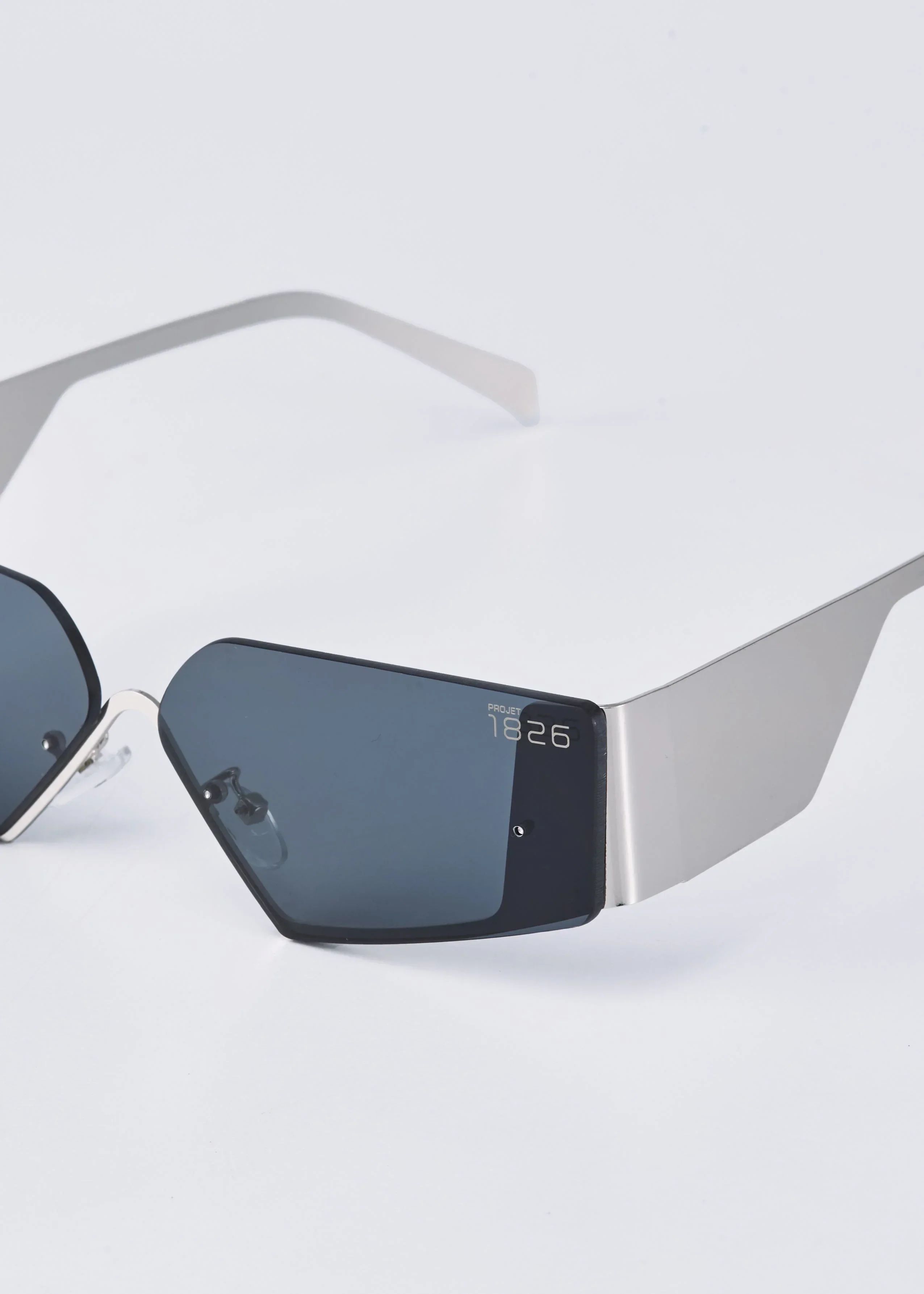PROJECTWEAR | Dalius Sunglasses Silver/Grey - Image 4